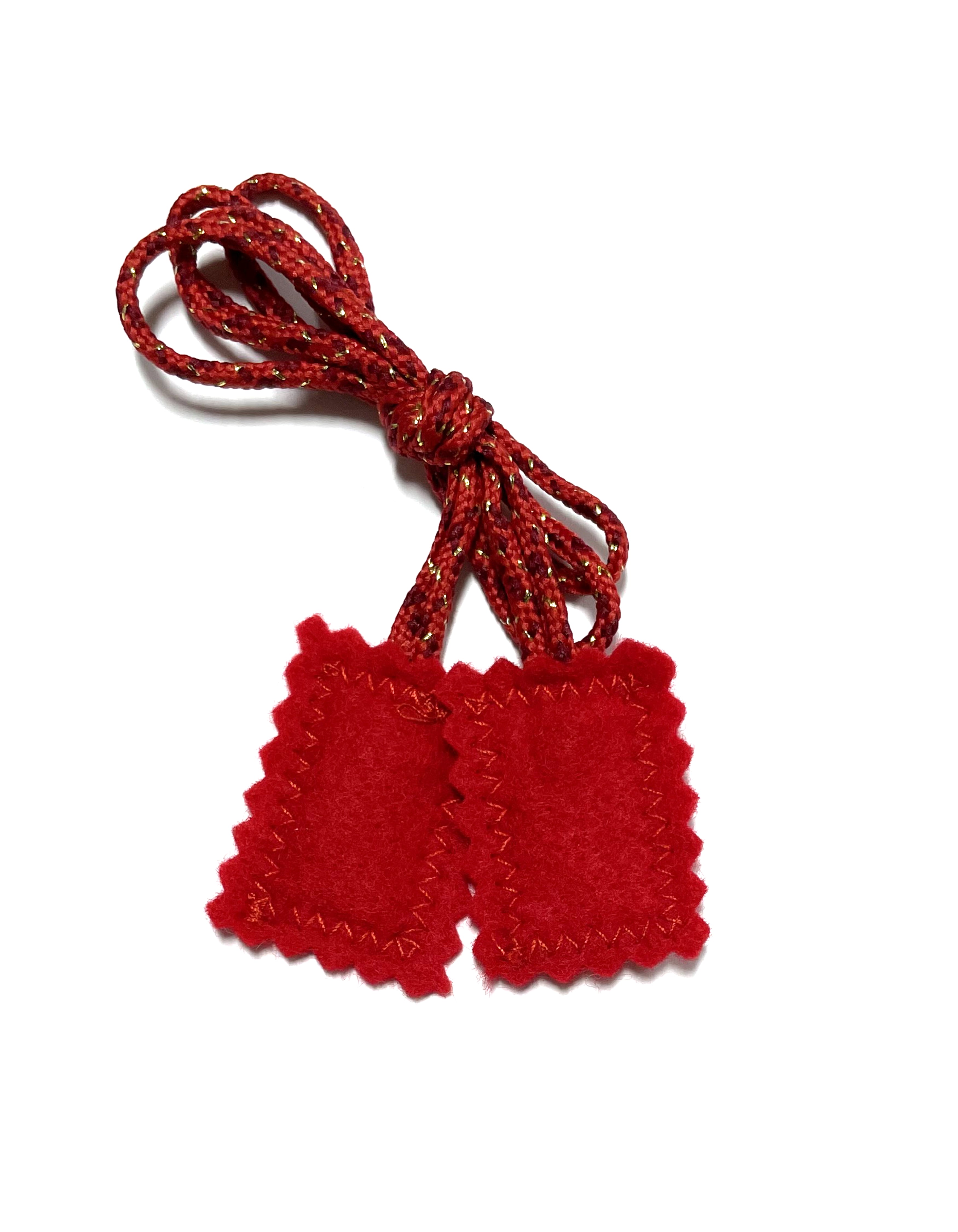 Scapular of Our Lady of Lourdes and Sacred Heart of Jesus. Escapulario de Nuestra señora de Lourdes y El sagrado corazón de Jesús