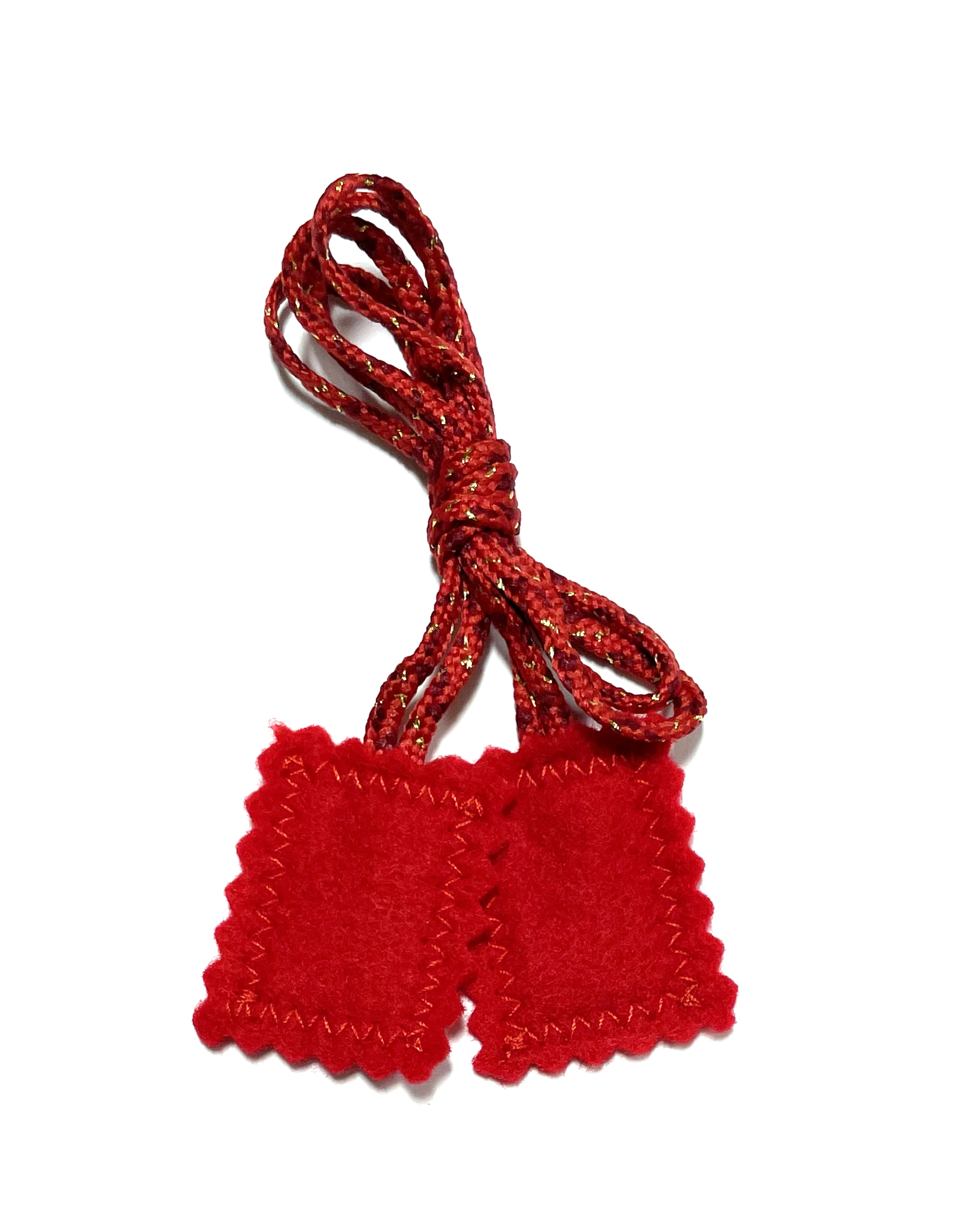 Scapular of the Sacred Heart of Jesus and Mary. Escapulario del Sagrado Corazón de Jesús y María