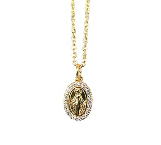 Our Lady of Grace Zirconia Necklace