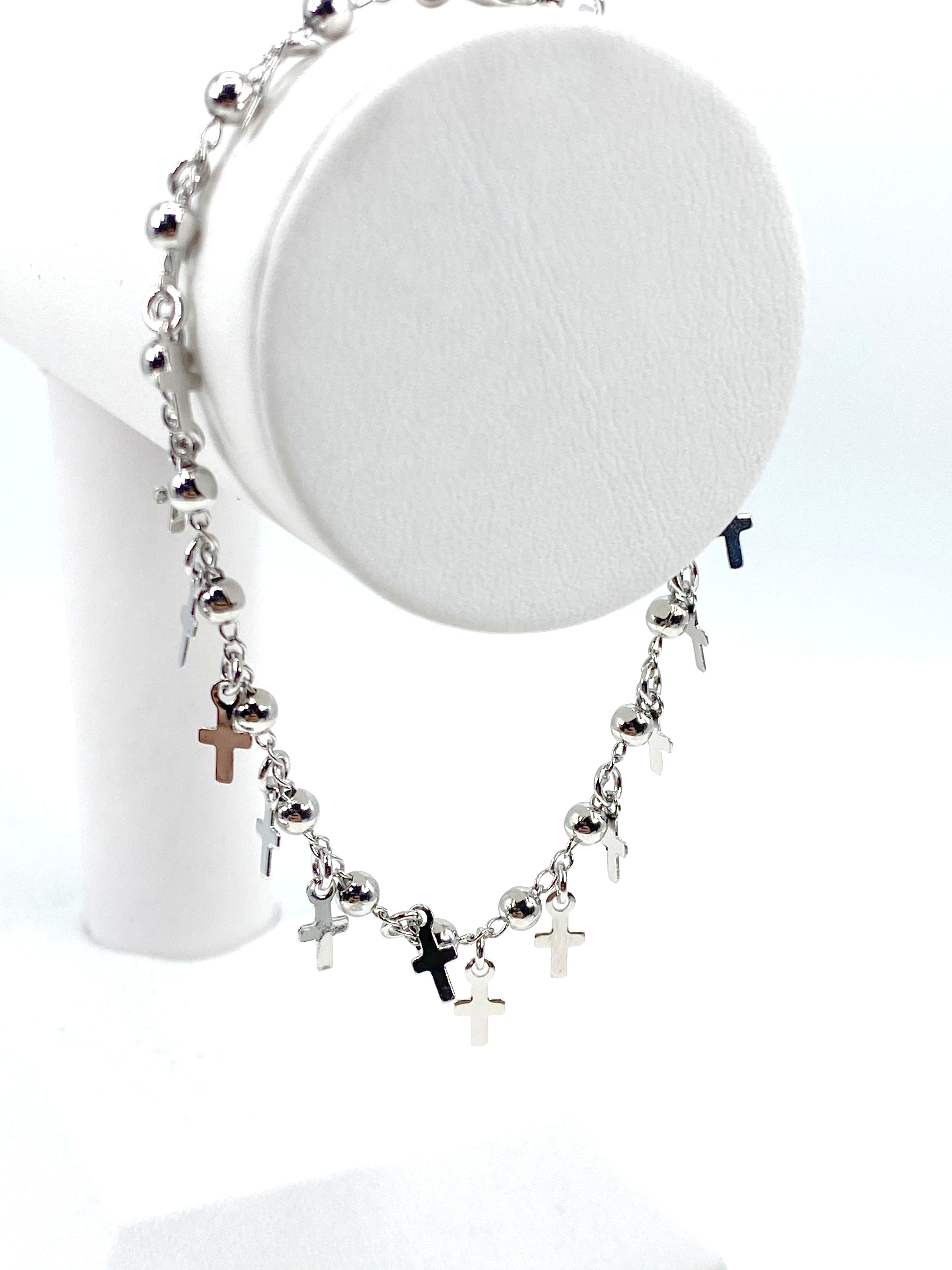 Bracelet with cross charms