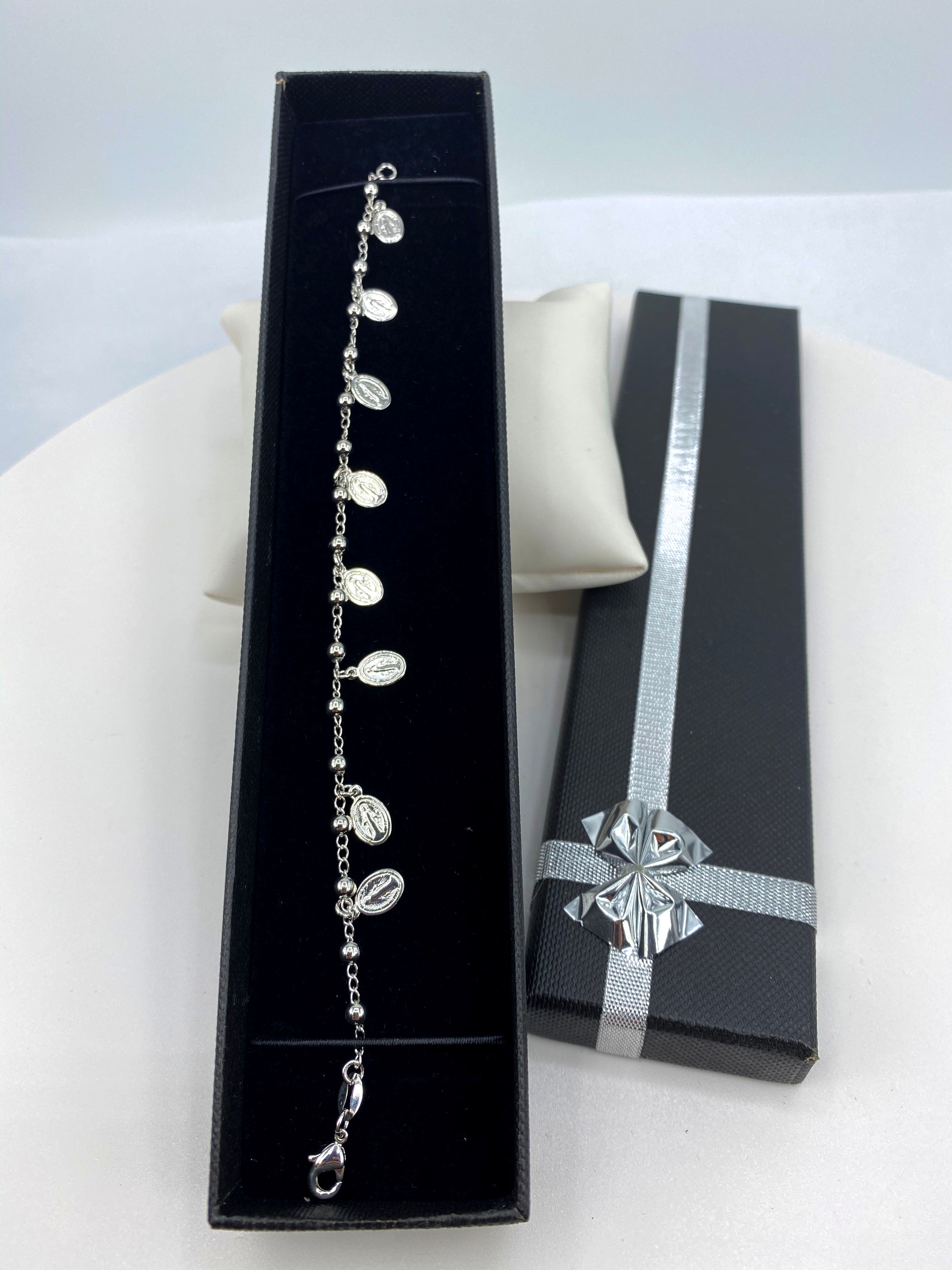 Bracelet w/ Our Lady of Grace charms