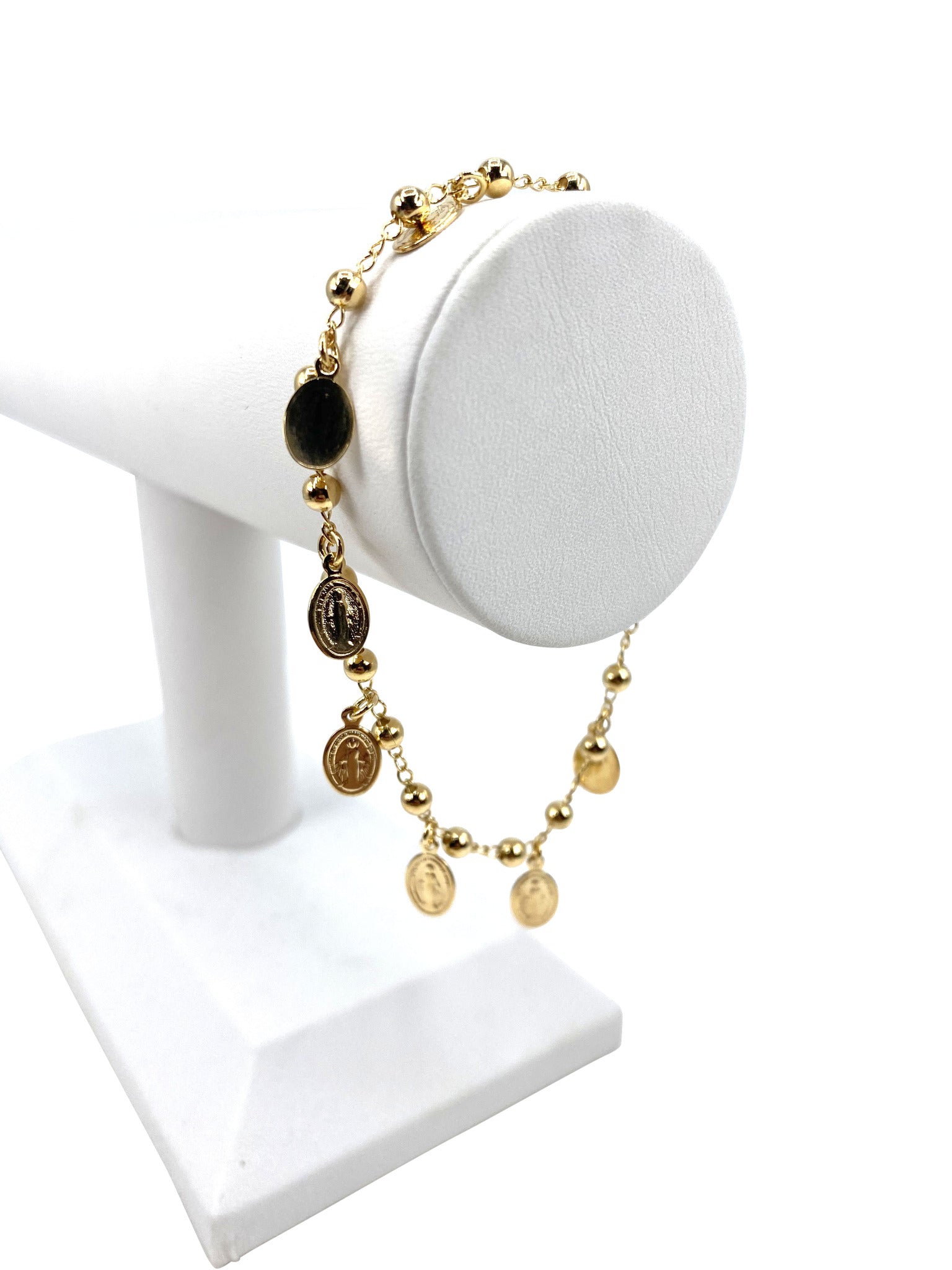 Bracelet w/ Our Lady of Grace charms