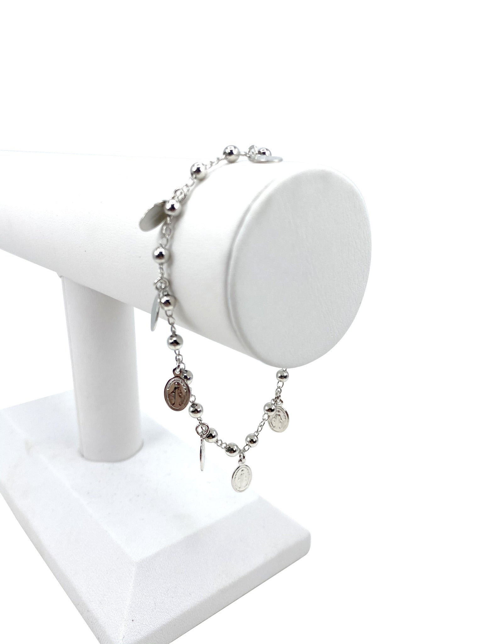 Bracelet w/ Our Lady of Grace charms