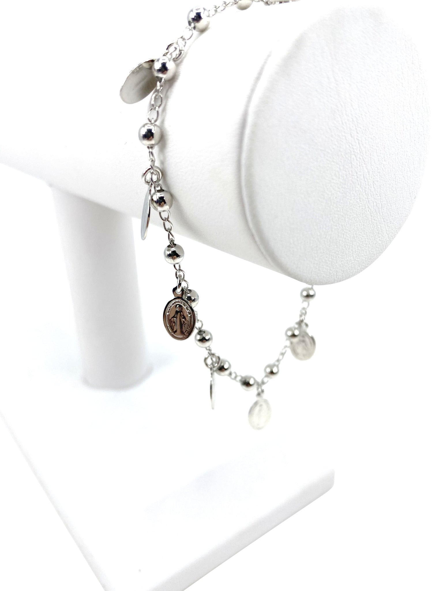 Bracelet w/ Our Lady of Grace charms