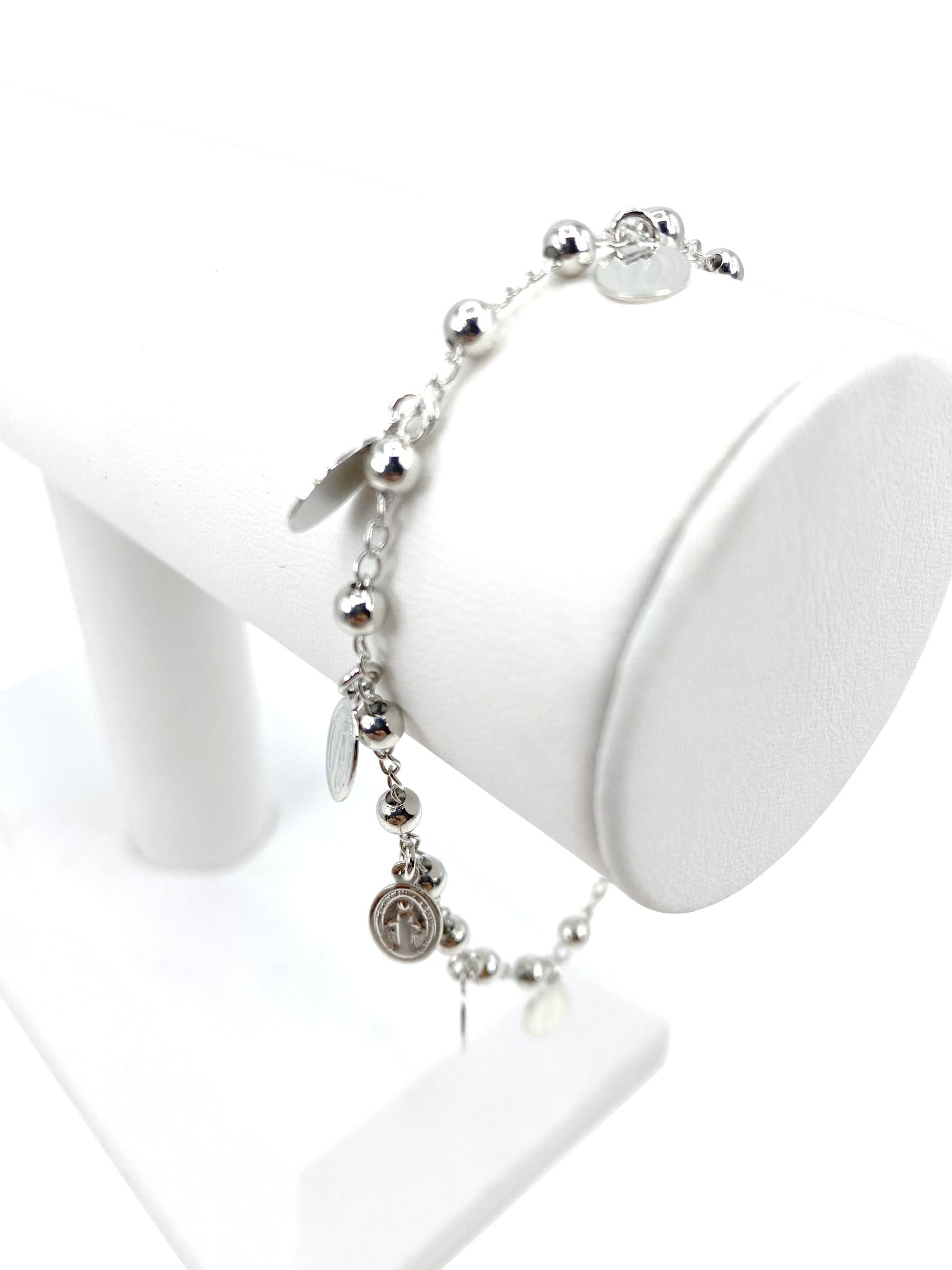Bracelet w/ Our Lady of Grace charms