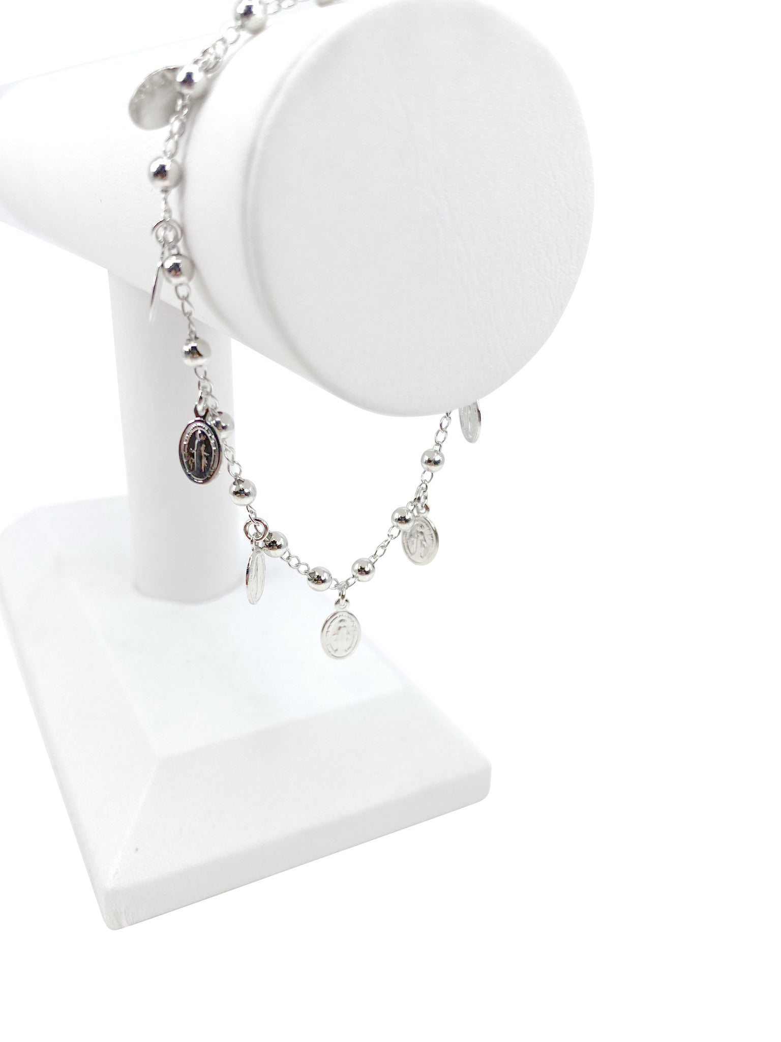 Bracelet w/ Our Lady of Grace charms