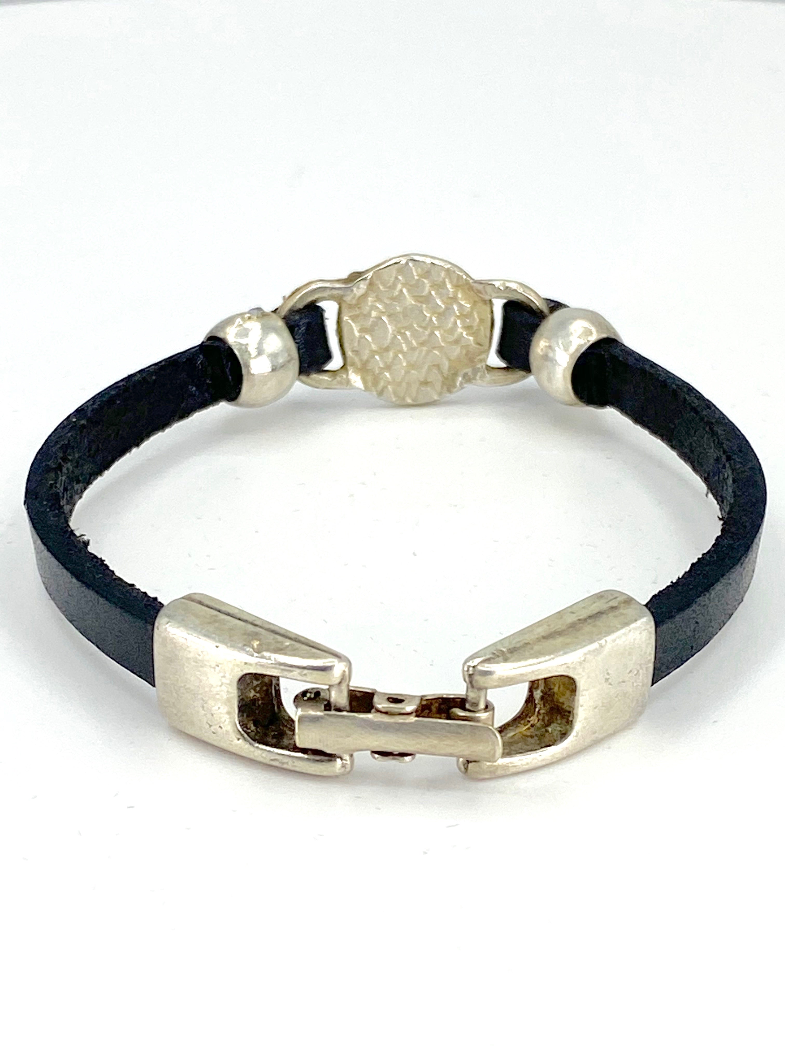 Vintage Virgen Mary bracelet handmade jewelry by Graciela's Collection