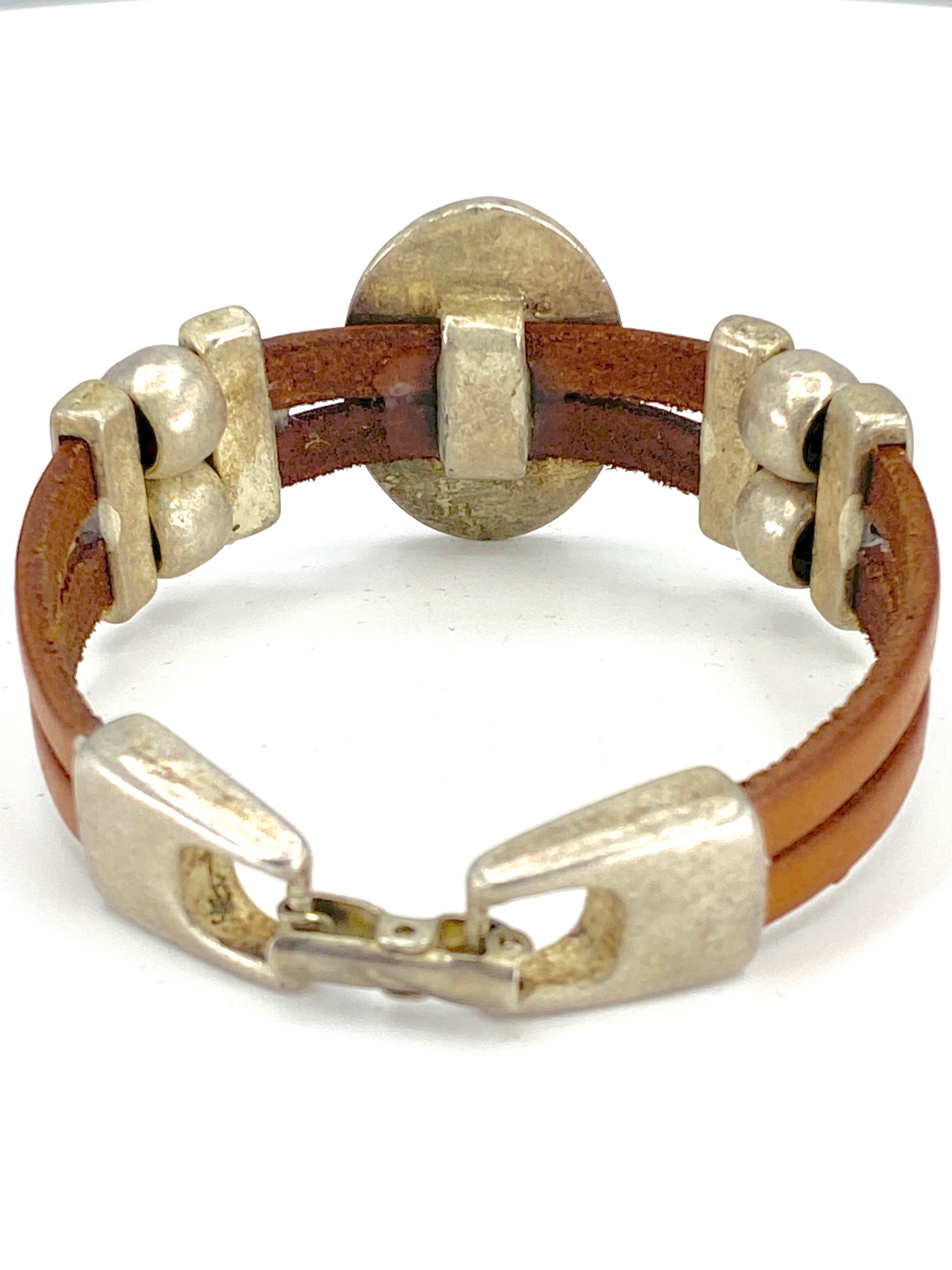 Vintage Miraculous Virgen Mary bracelet handmade jewelry by Graciela's Collection