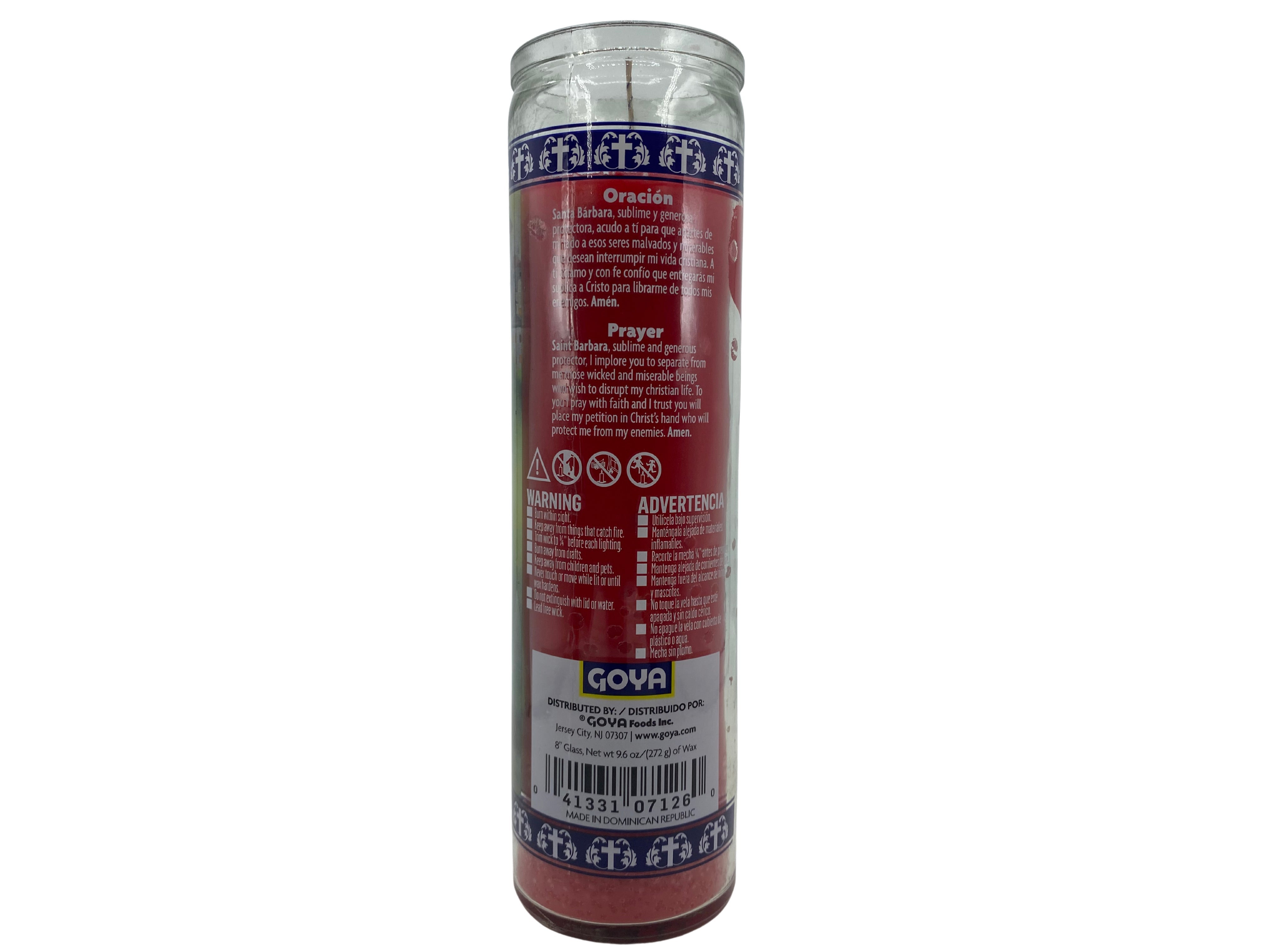 Candle of Saint Barbara / Vela de Santa Barbara