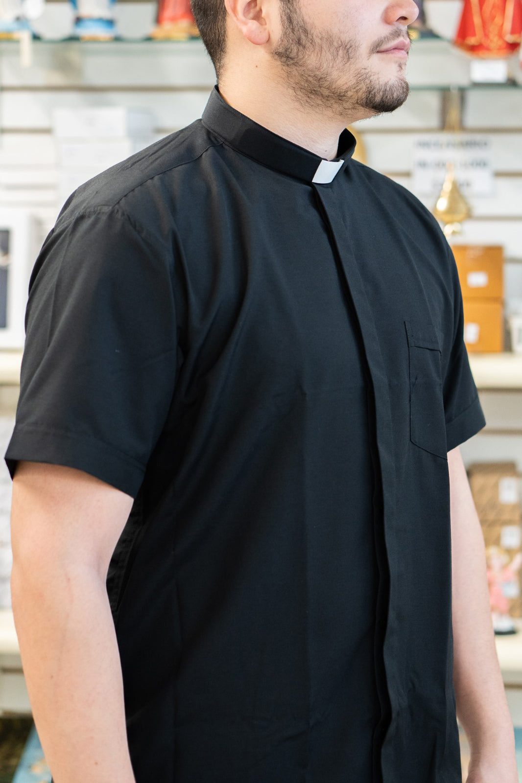 Priests & Clergy Shirts - Short & Long sleeve / Camisas de Sacerdote Manga Corta y Larga - Cuello clergyman