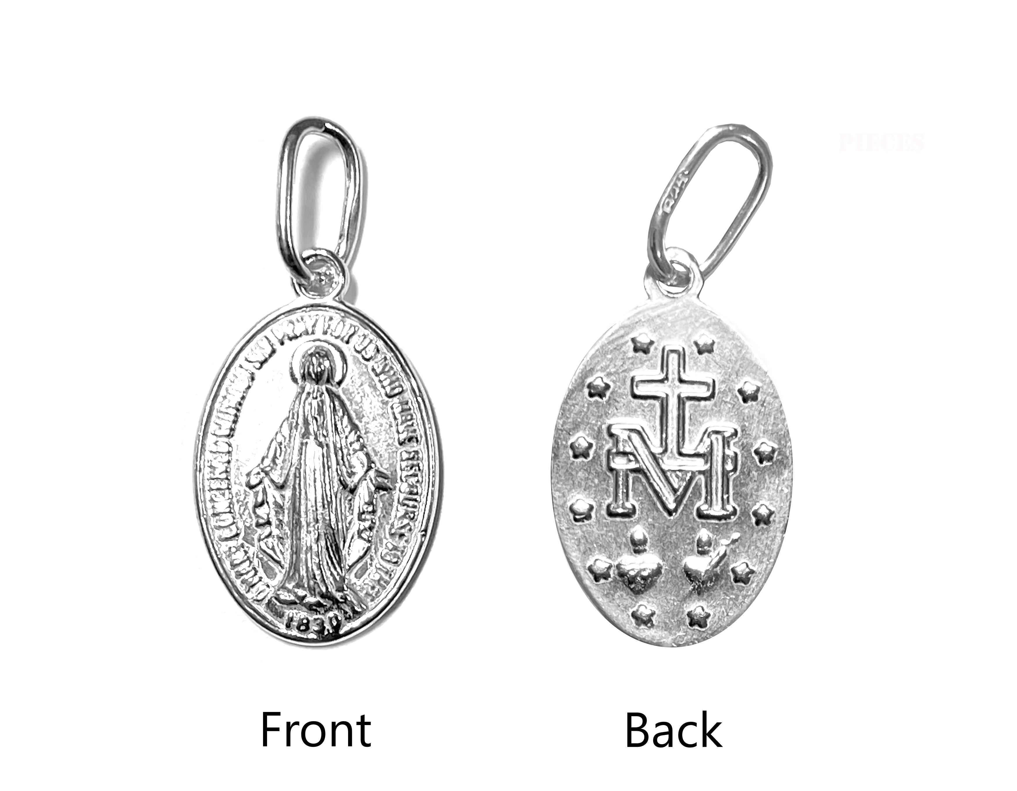 Sterling silver medals made in Colombia