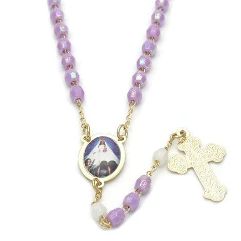 Caridad del Cobre Rosary necklace 18”