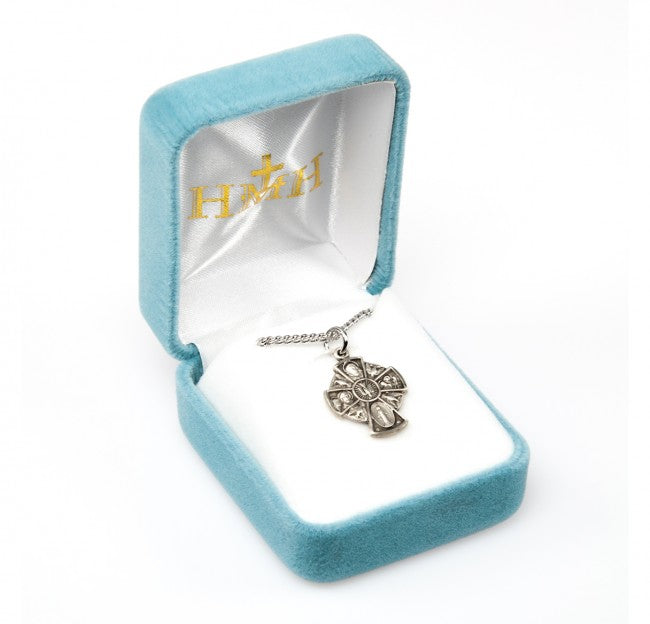 Sterling Silver 4-Way Medal