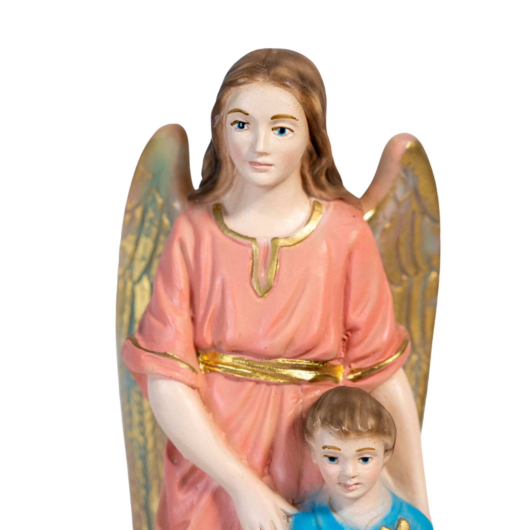 The Faith Gift Shop Guardian Angels statue - Hand Painted in Italy - Our Tuscany Collection - Estatua del Angel de La Guarda