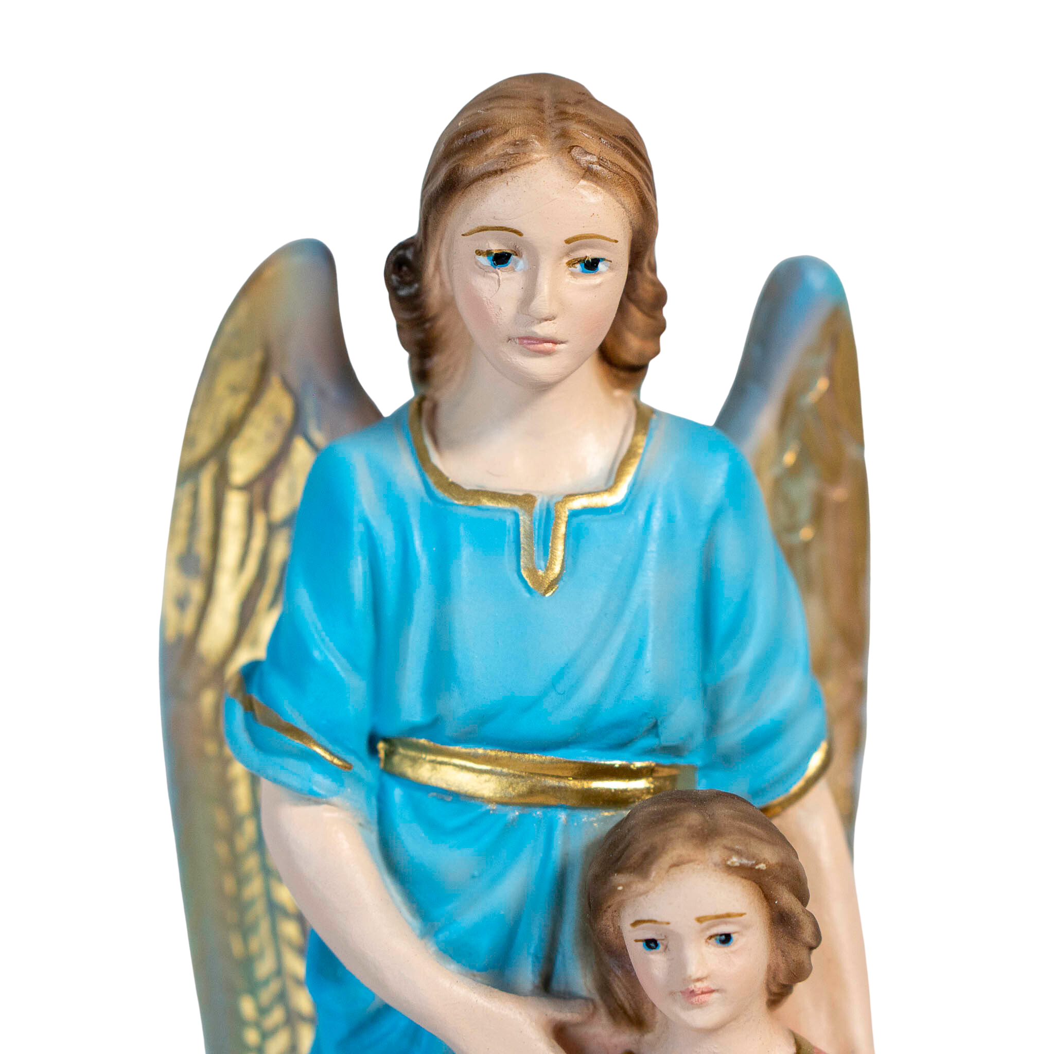 The Faith Gift Shop Guardian Angels statue - Hand Painted in Italy - Our Tuscany Collection - Estatua del Angel de La Guarda