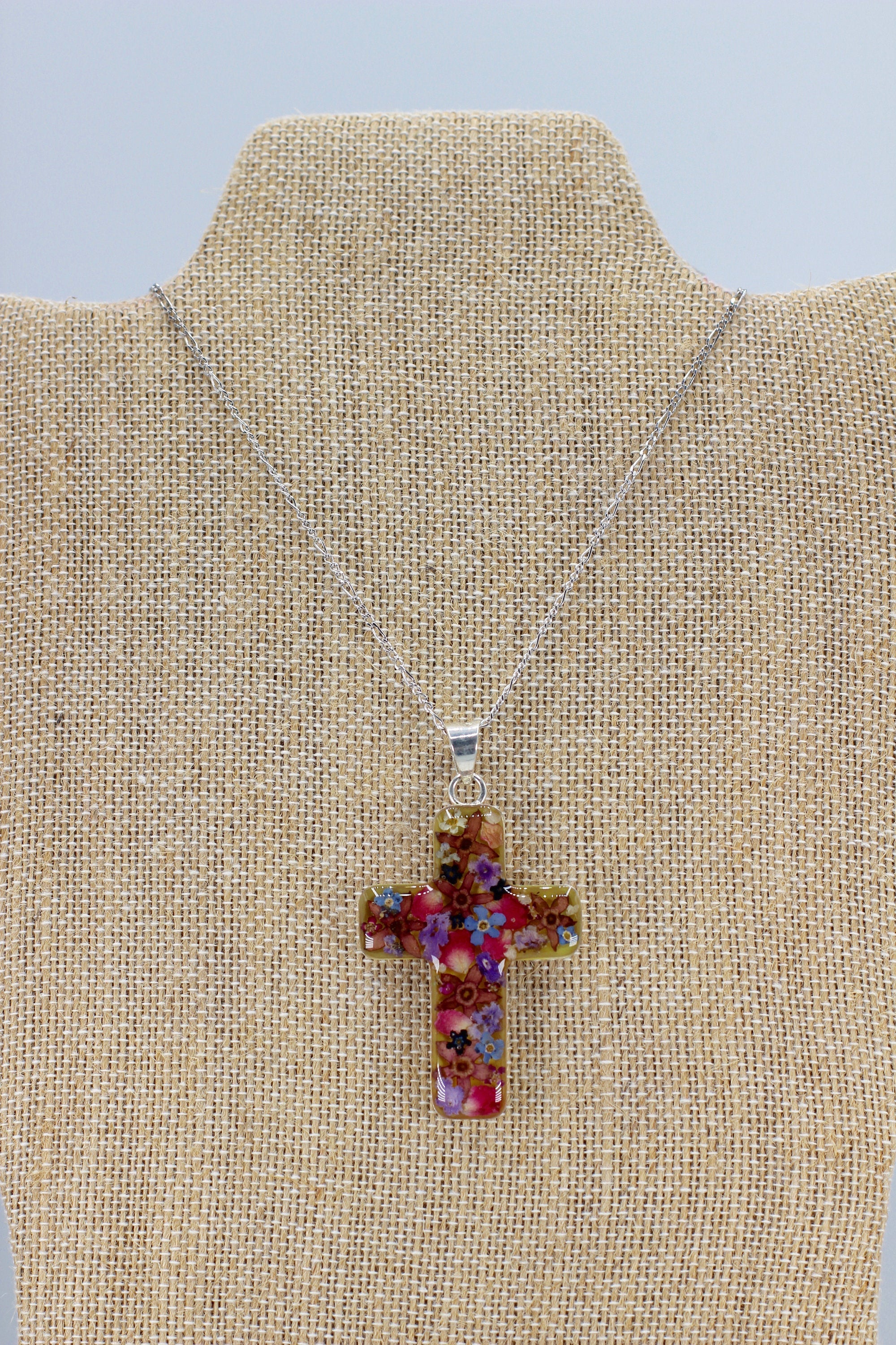 Cross with Flowers - Guadalupe Collection