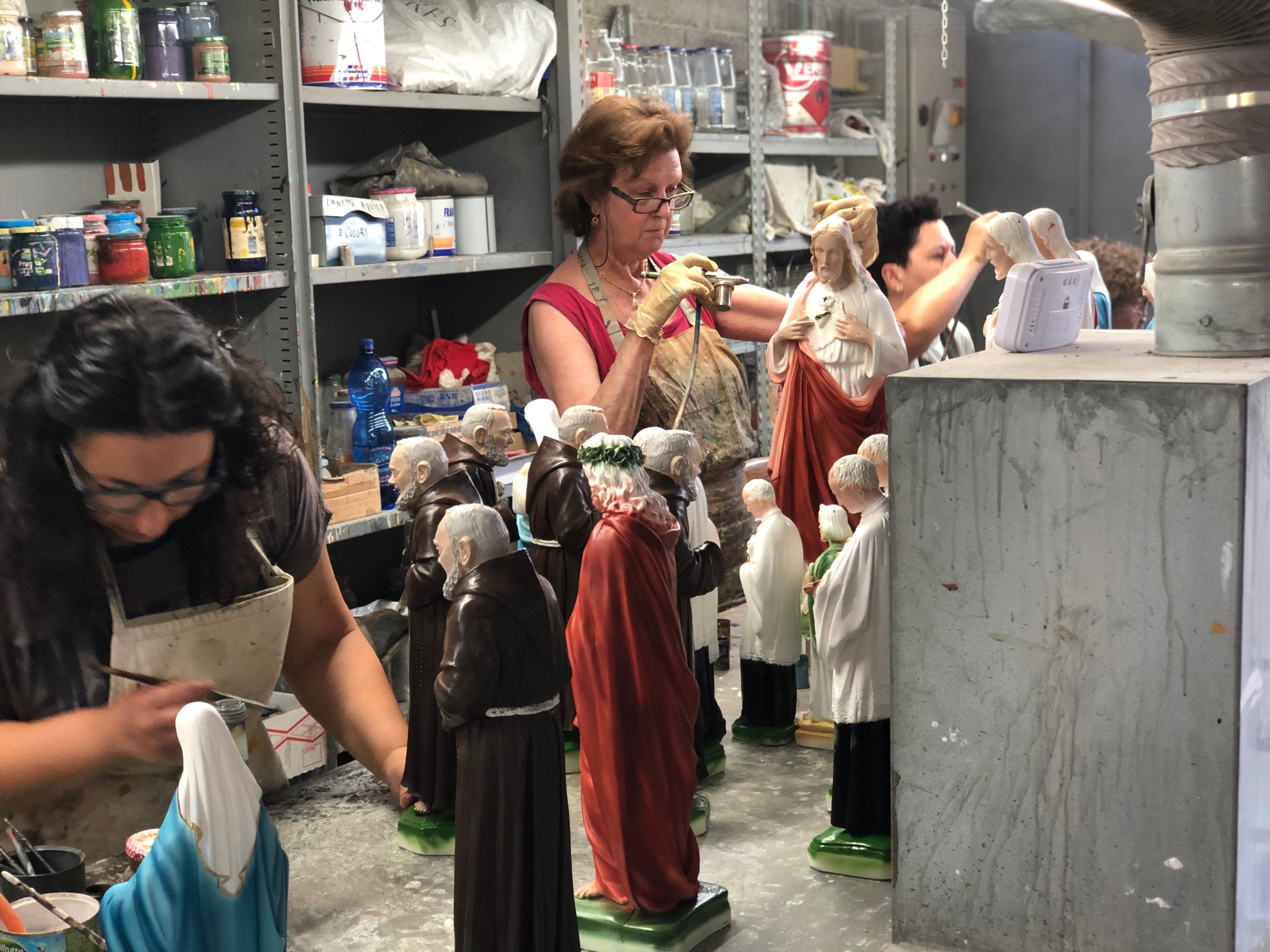 The Faith Gift Shop Our Lady of Lourdes- Hand Painted in Italy - Our Tuscany Collection - Nuestra Senora de Lourdes