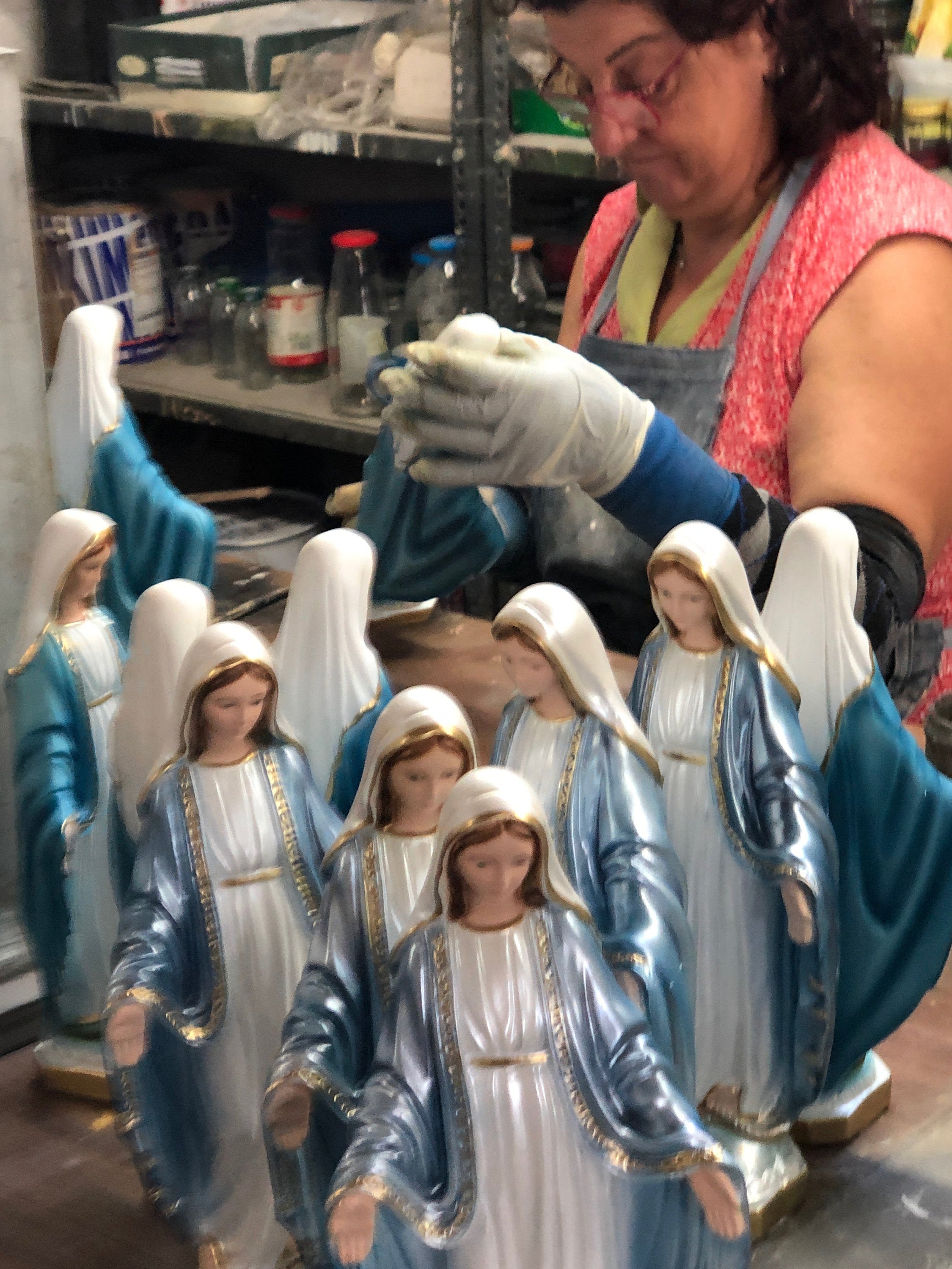 The Faith Gift Shop Sacred Heart of Jesus statue - Hand Painted in Italy - Our Tuscany Collection - / Sagrado Corazon de Jesus