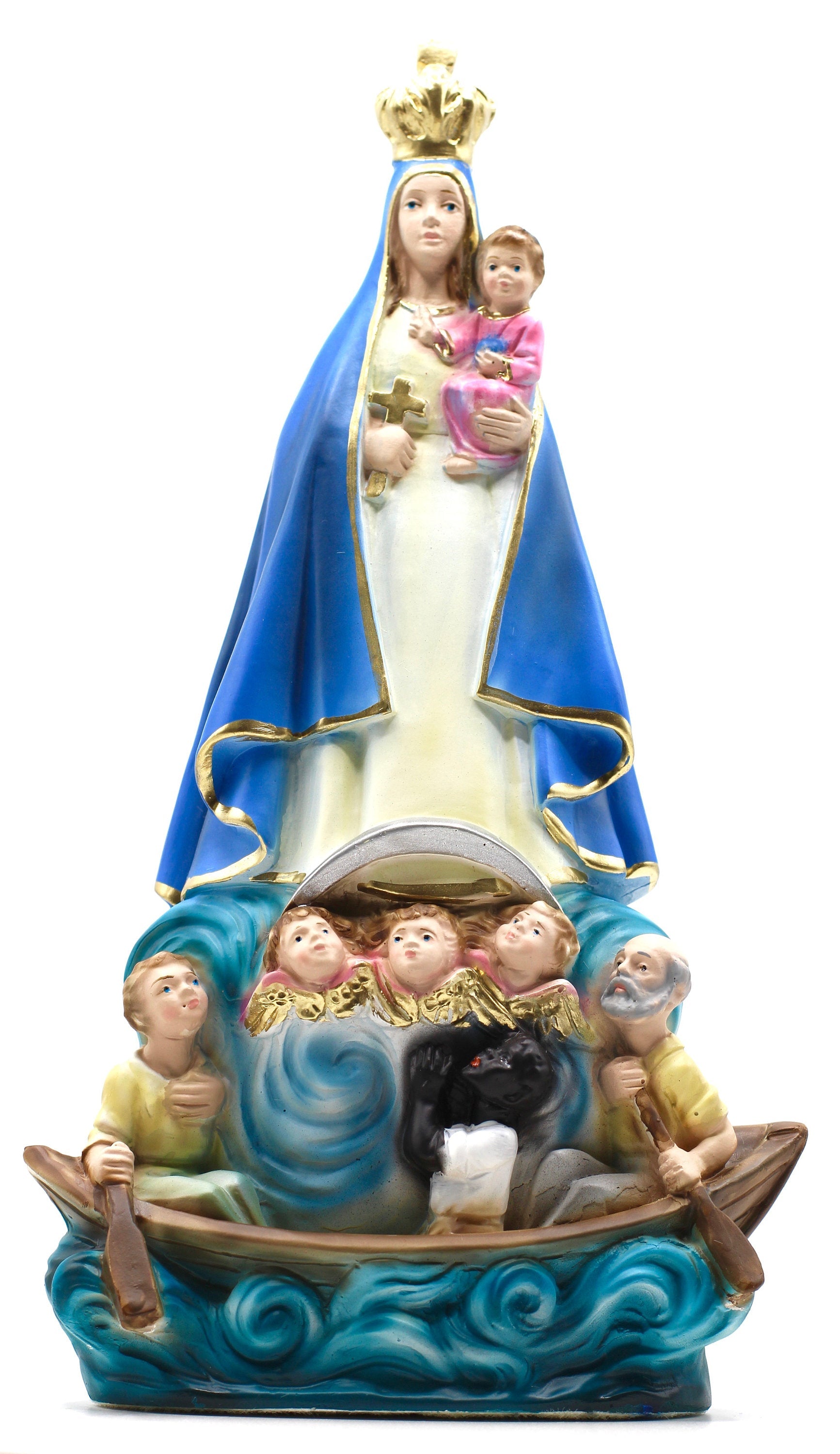 The Faith Gift Shop Our Lady of Charity- Hand Painted in Italy - Our Tuscany Collection - La Caridad de Cobre