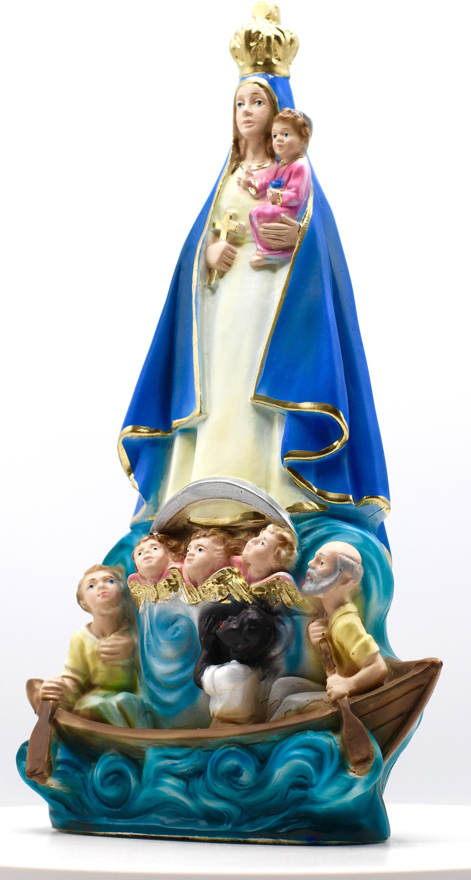 The Faith Gift Shop Our Lady of Charity- Hand Painted in Italy - Our Tuscany Collection - La Caridad de Cobre