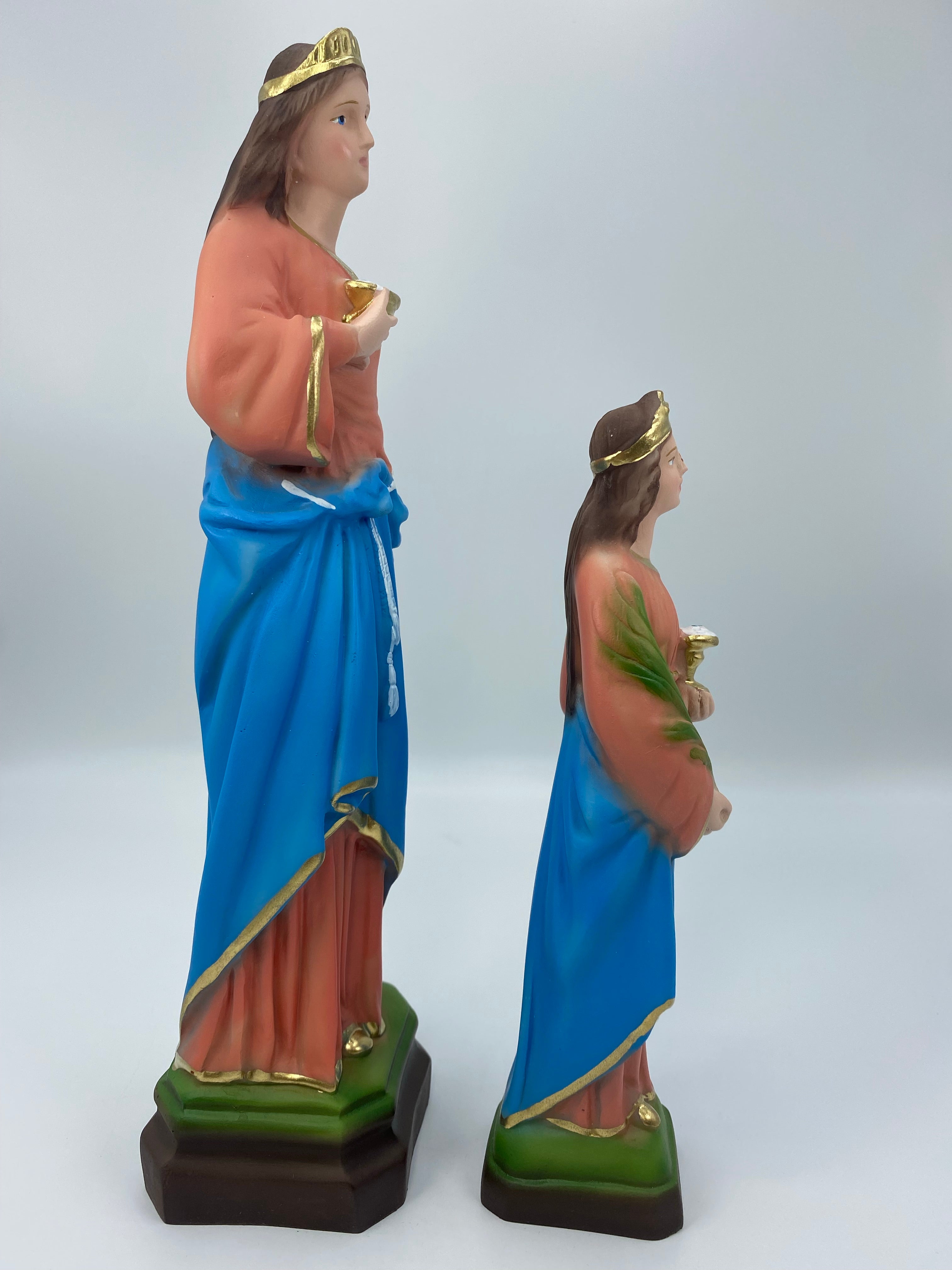 The Faith Gift Shop Saint Lucia statue - Hand Painted in Italy - Our Tuscany Collection - Estatua de Santa Lucia