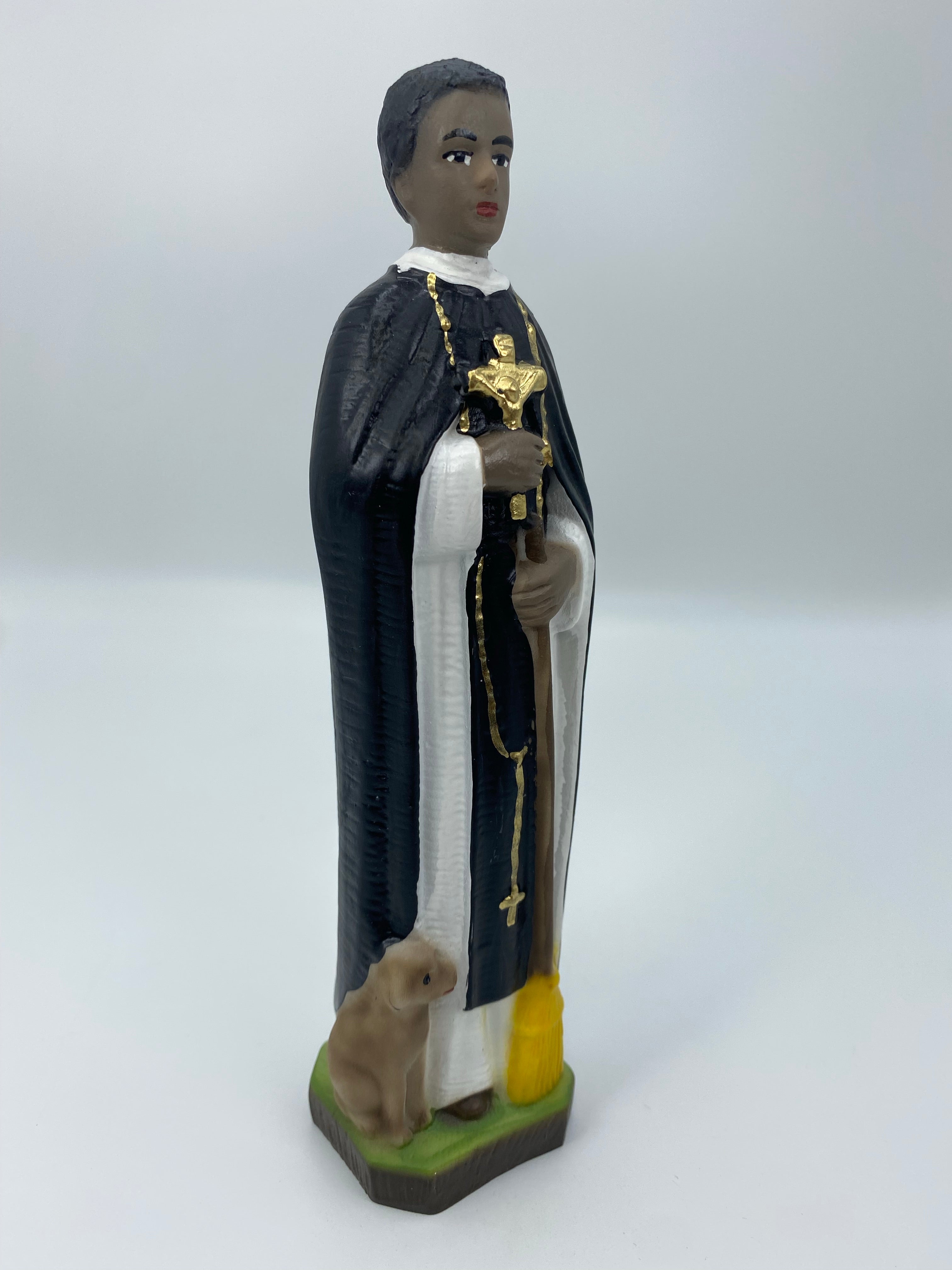 The Faith Gift Shop Saint Martin de Porres statue - Hand Painted in Italy - Our Tuscany Collection - Estatua de San Martin de Porres