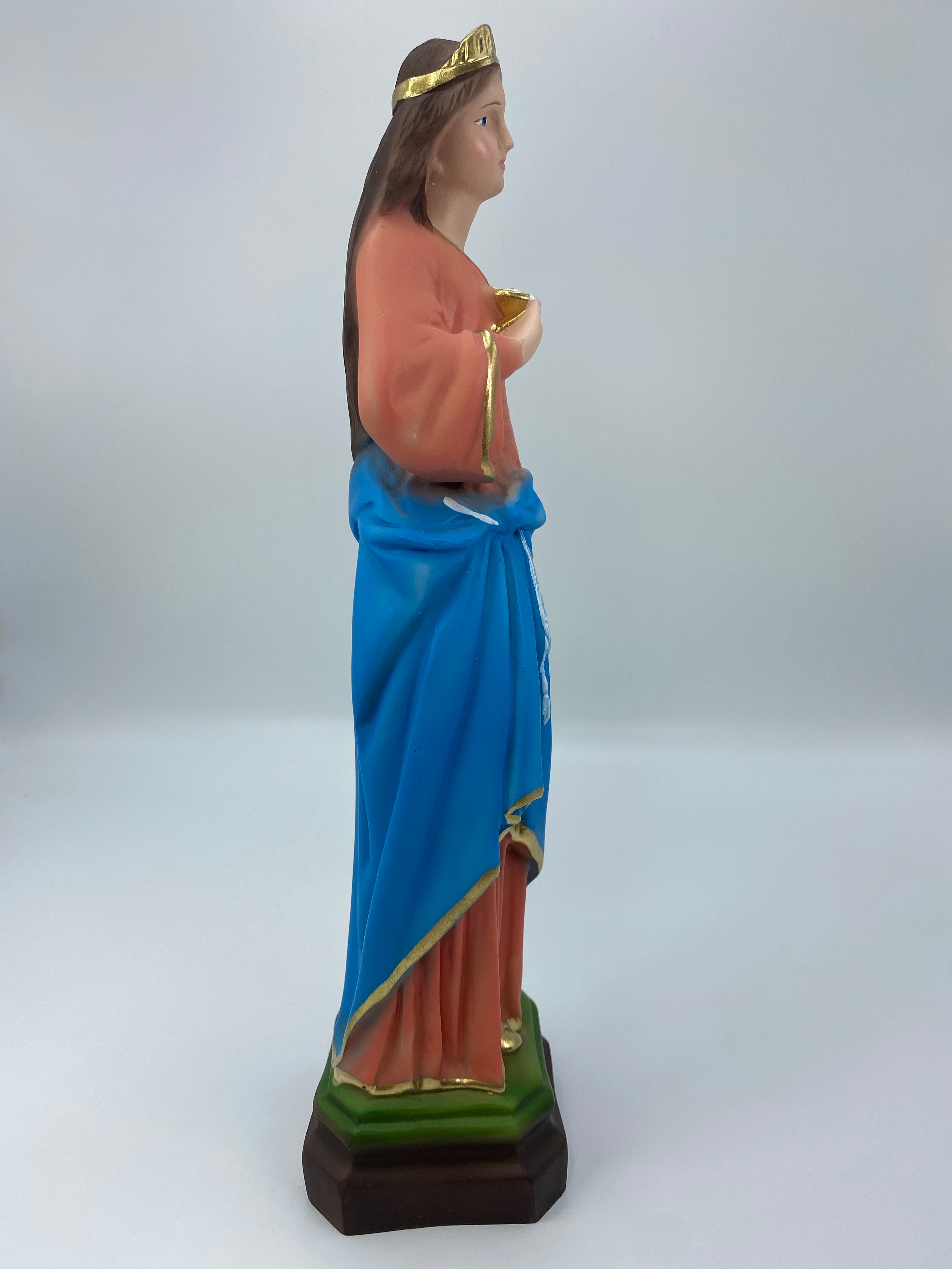 The Faith Gift Shop Saint Lucia statue - Hand Painted in Italy - Our Tuscany Collection - Estatua de Santa Lucia