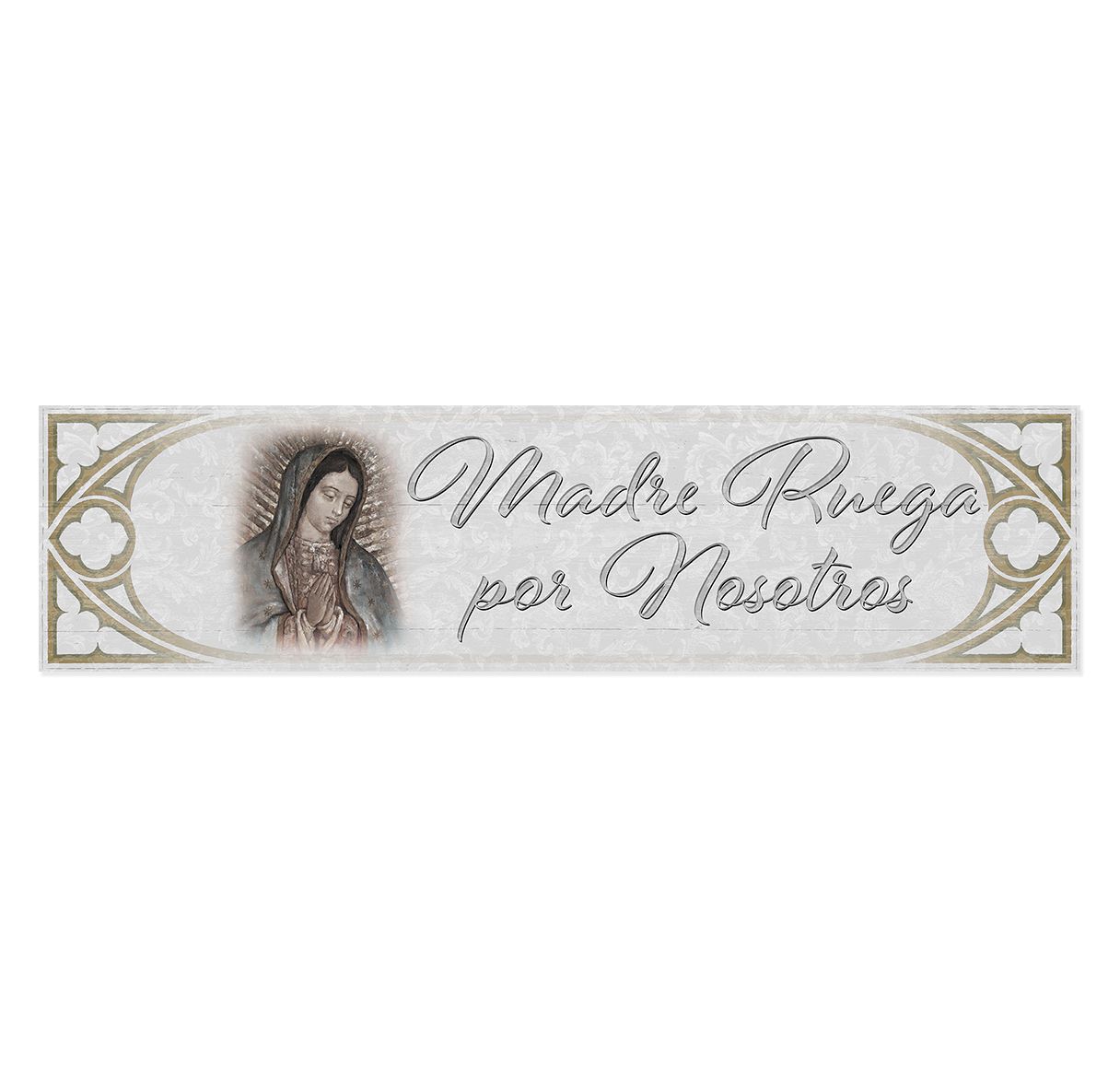 11 1/2" x 3" Wooden Door Blessing Plaque