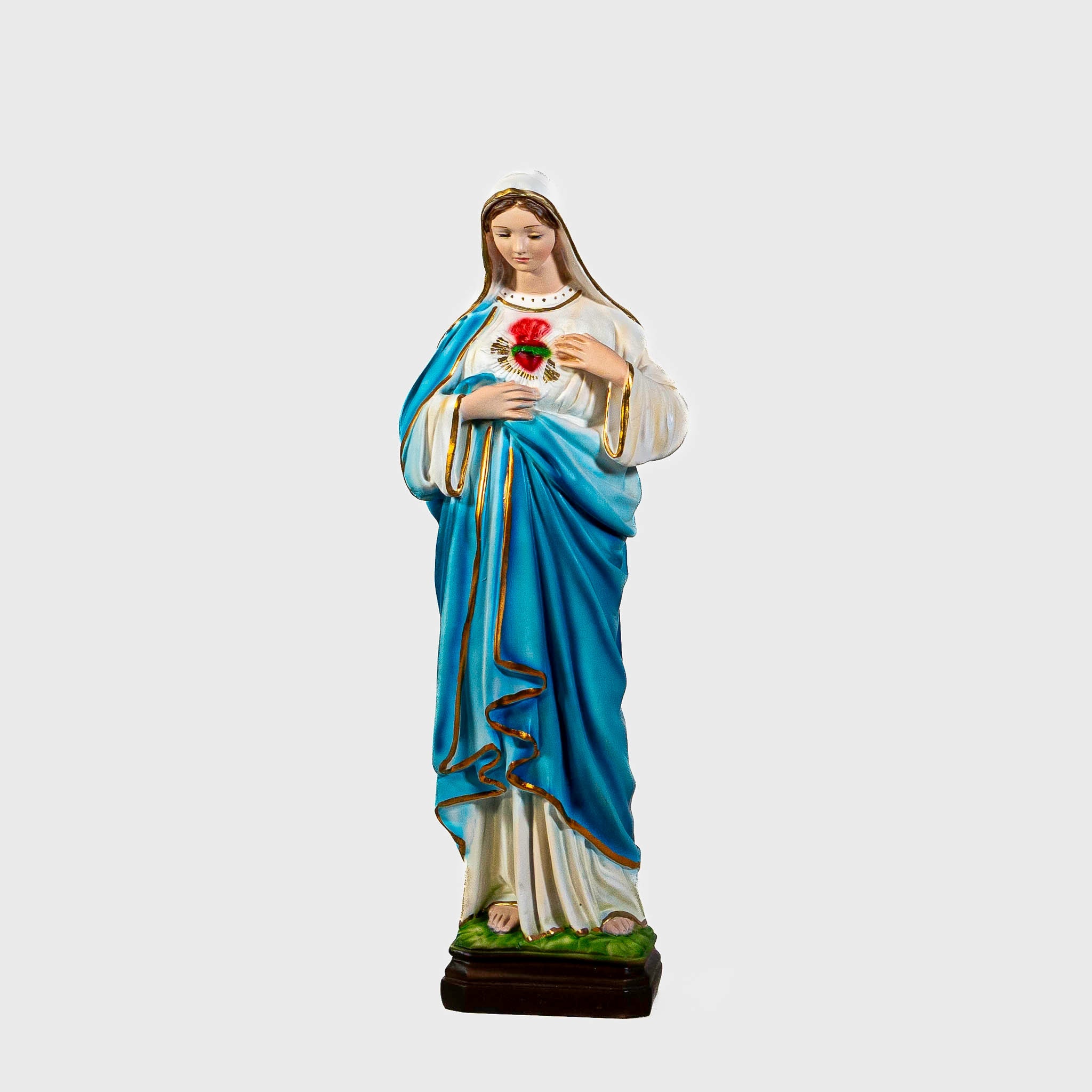 The Faith Gift Shop Immaculate of the Virgin Mary- Hand Painted in Italy - Our Tuscany Collection - Inmaculado Corazon de Maria
