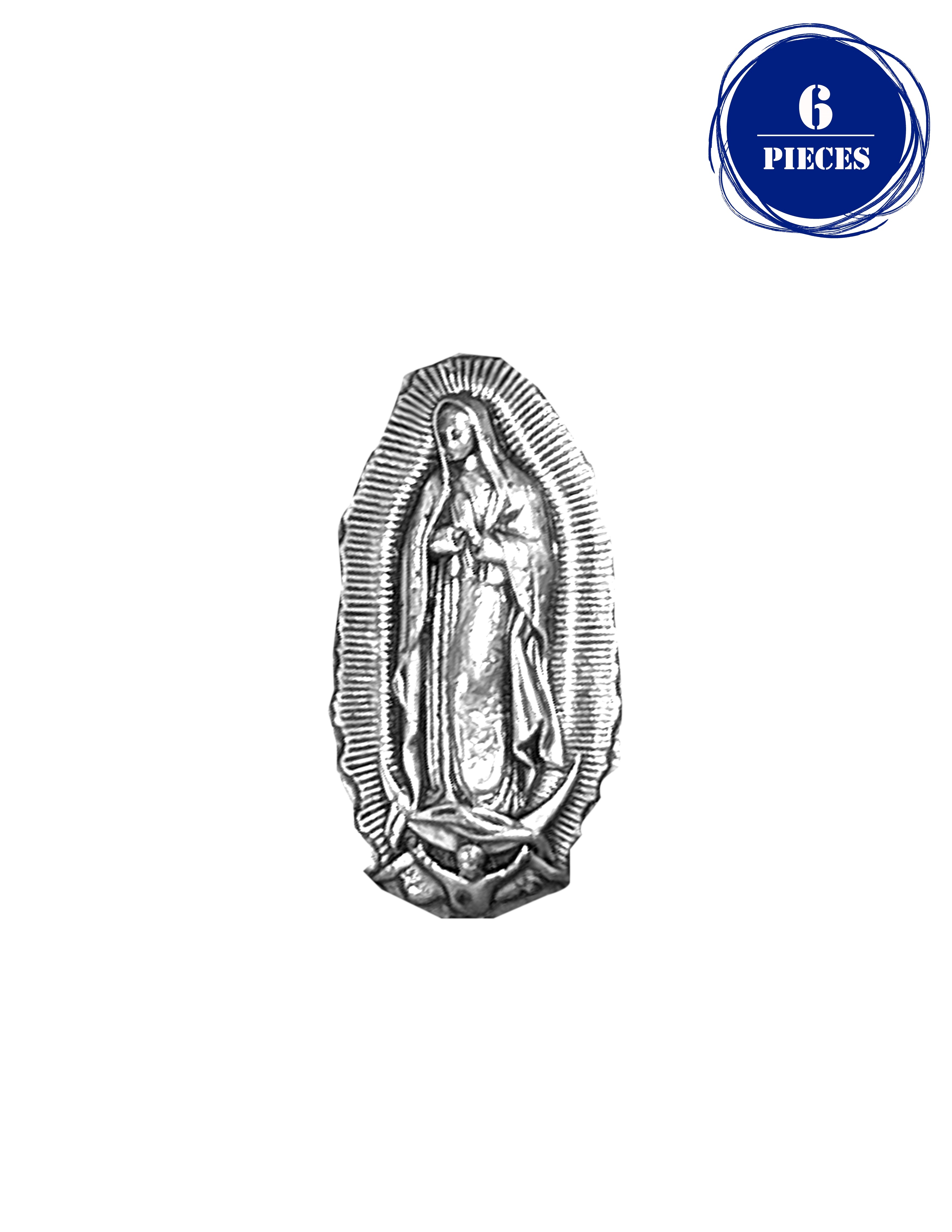 Silver accent catholics lapel pins