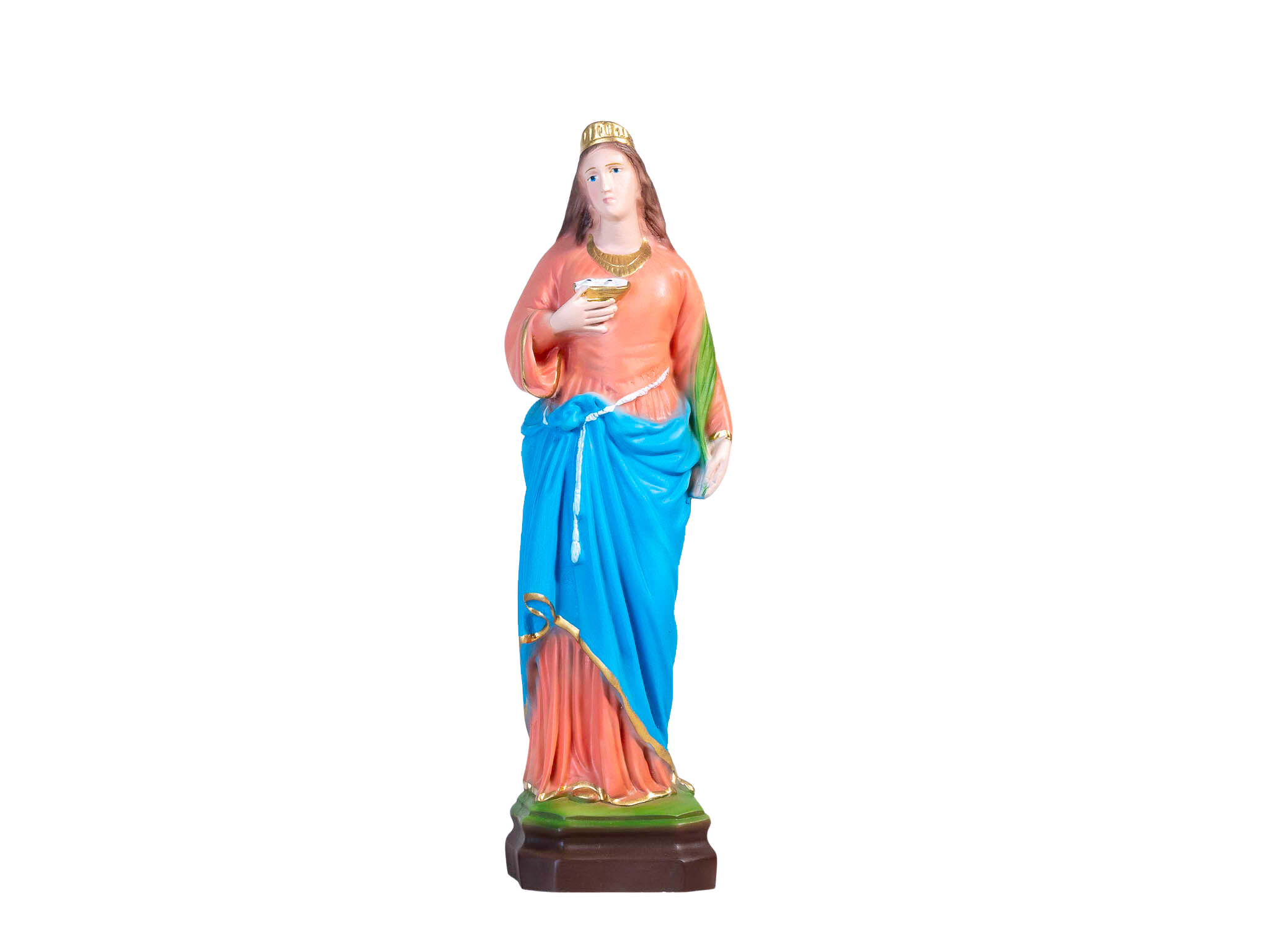 The Faith Gift Shop Saint Lucia statue  - Hand Painted in Italy - Our Tuscany Collection - Estatua de Santa Lucia