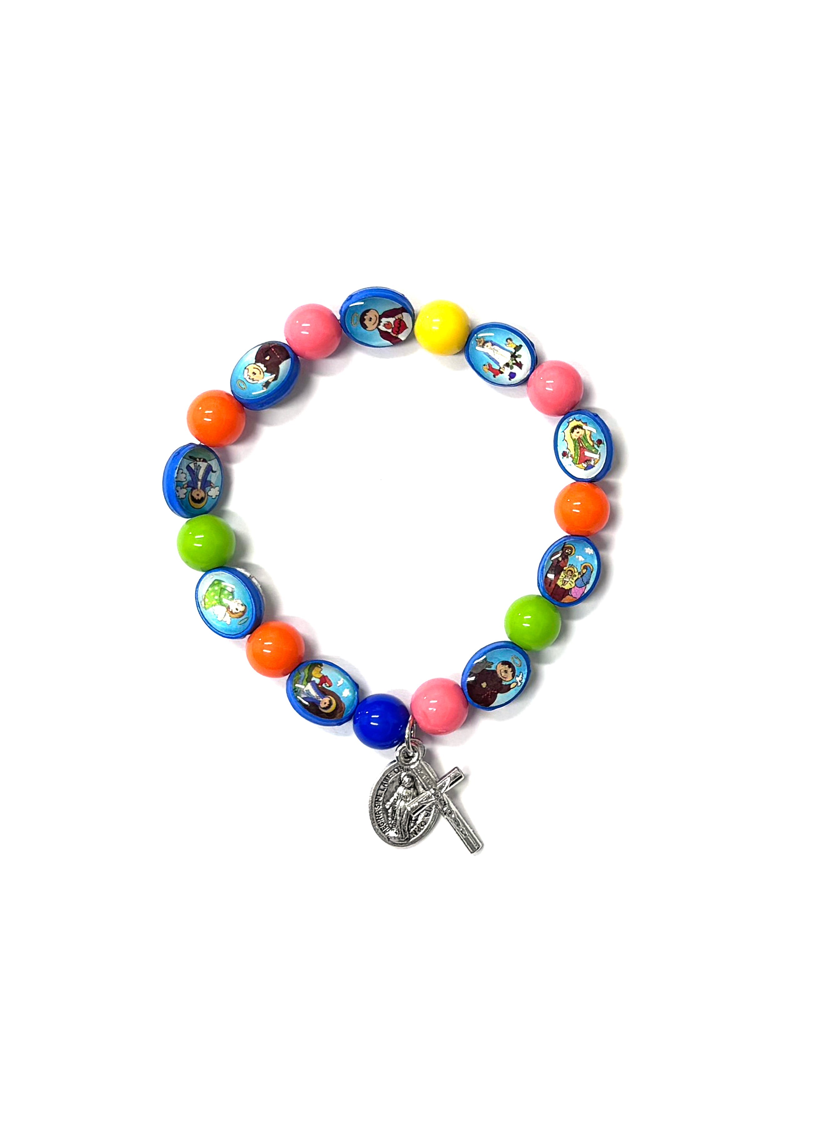 Virgin Mary, Holy Family and Saints children's bracelet