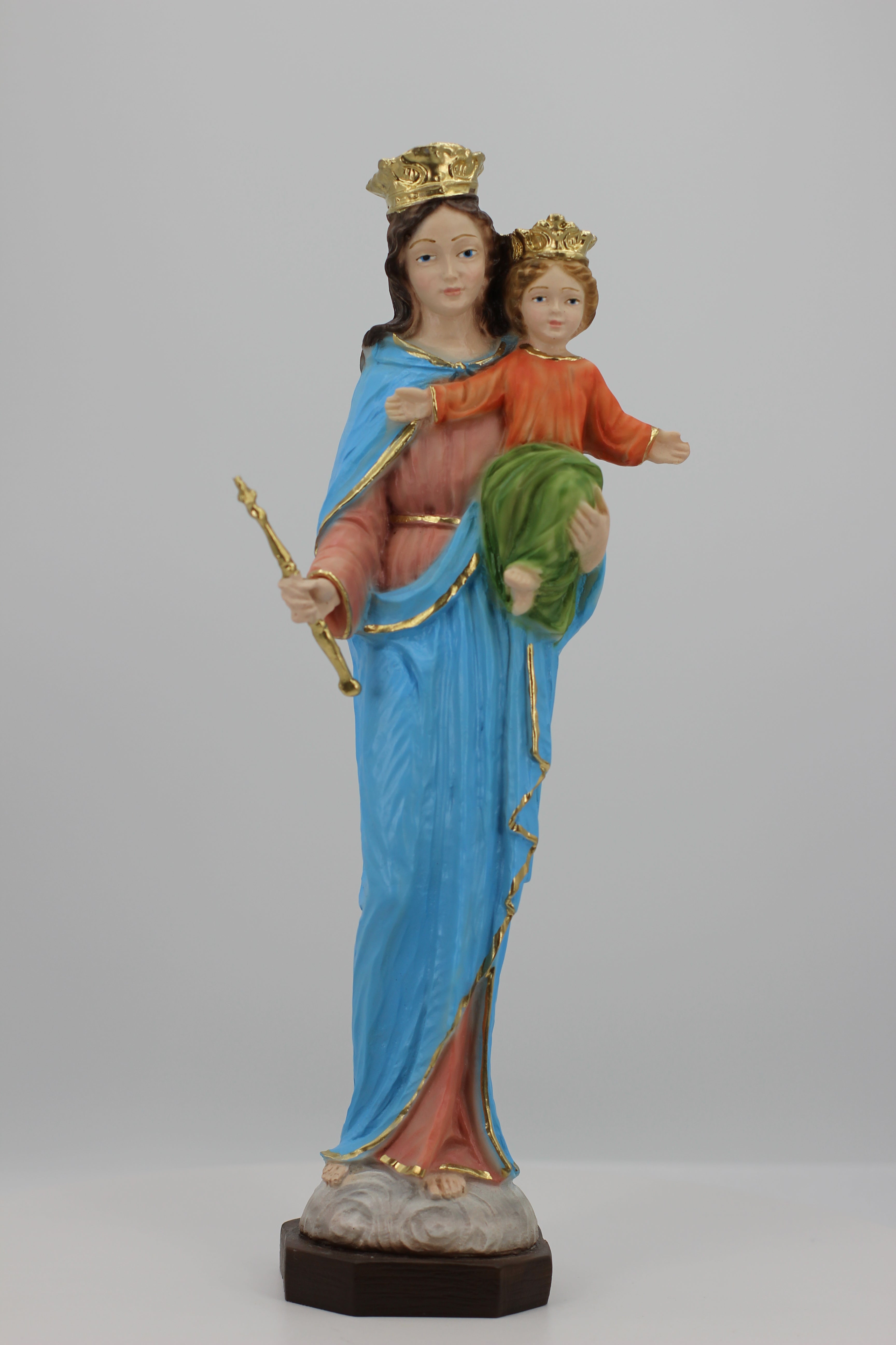 The Faith Gift Shop Mary Help of Christians- Hand Painted in Italy - Our Tuscany Collection -  Maria Auxiliadora