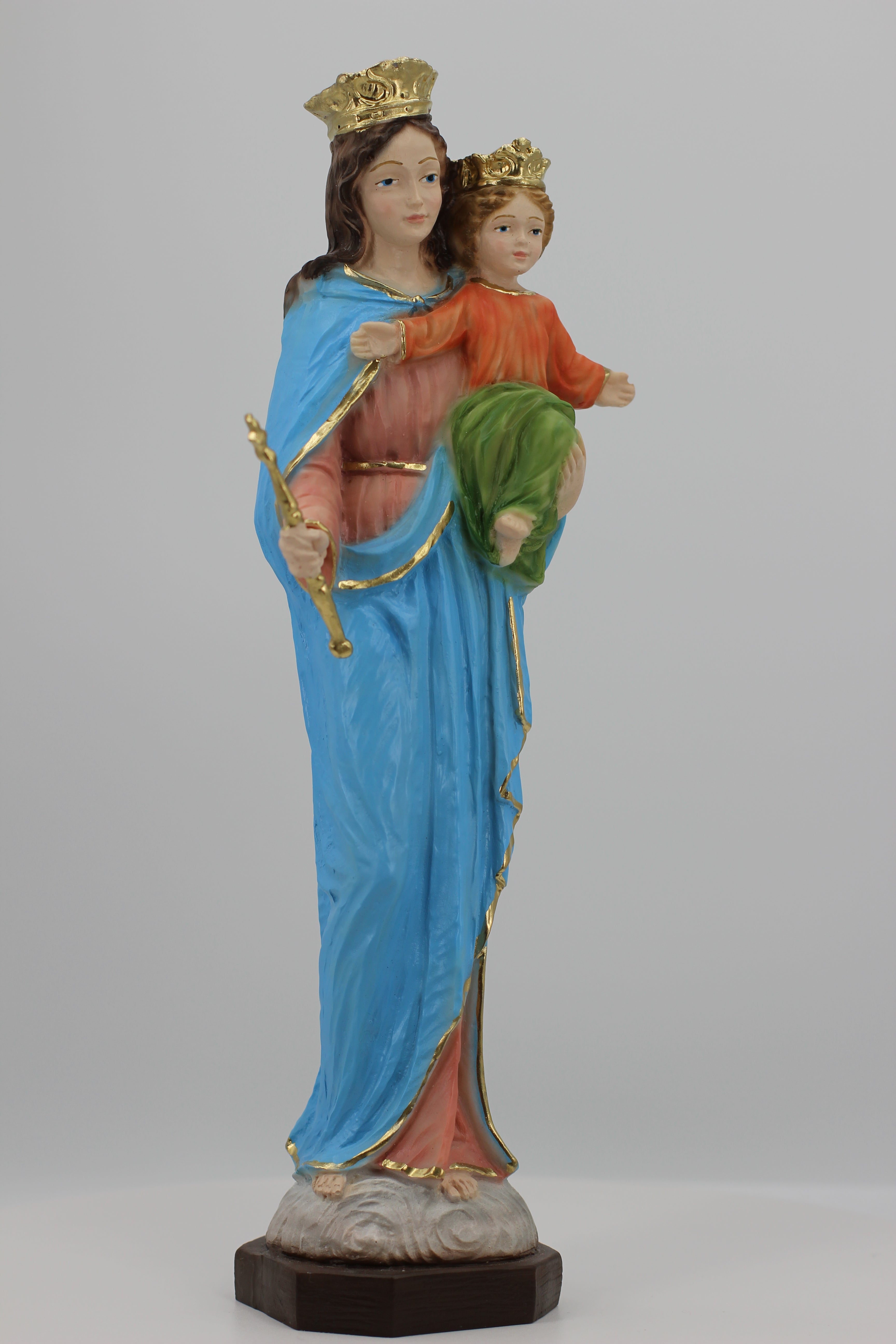 The Faith Gift Shop Mary Help of Christians- Hand Painted in Italy - Our Tuscany Collection -  Maria Auxiliadora