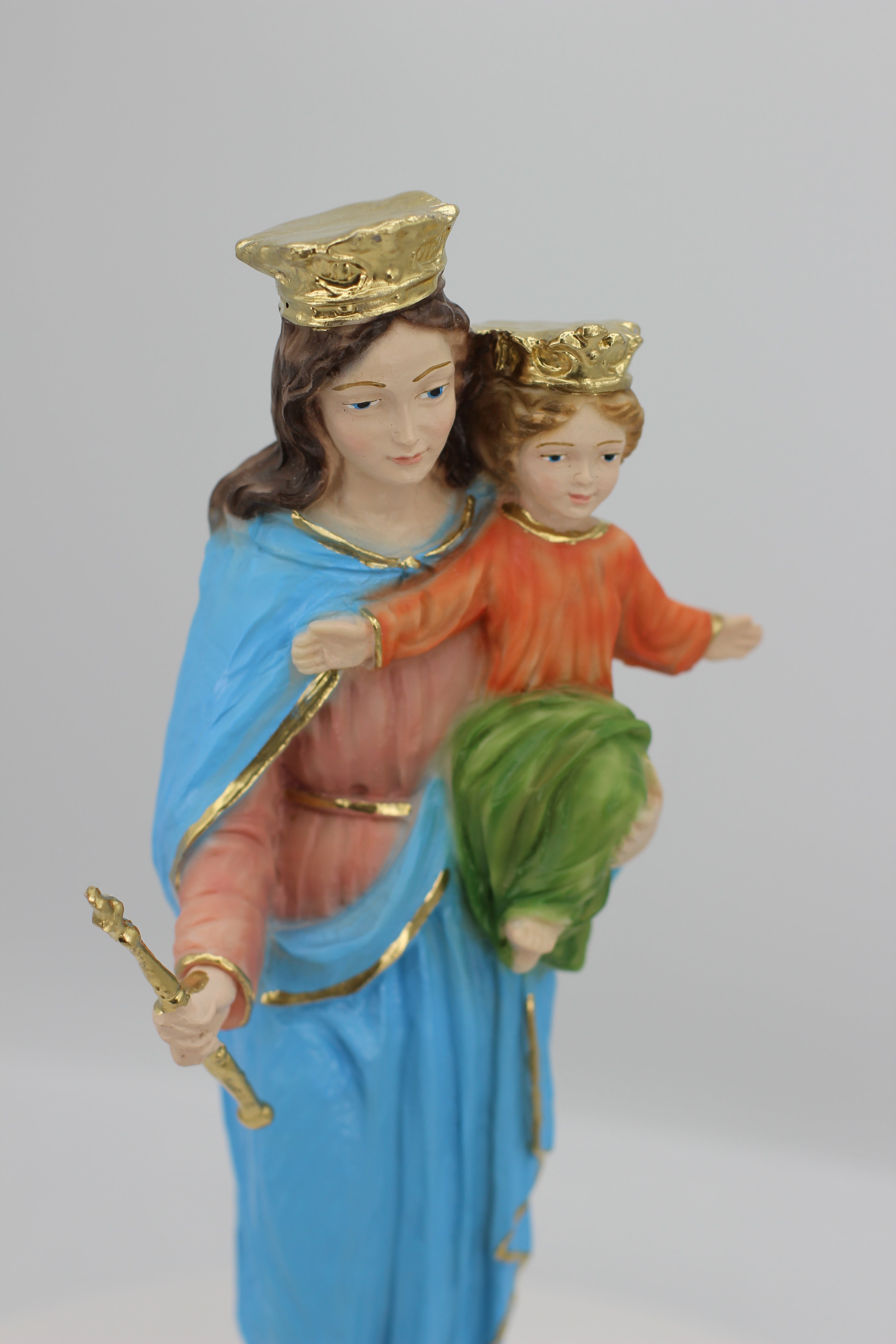 The Faith Gift Shop Mary Help of Christians- Hand Painted in Italy - Our Tuscany Collection -  Maria Auxiliadora