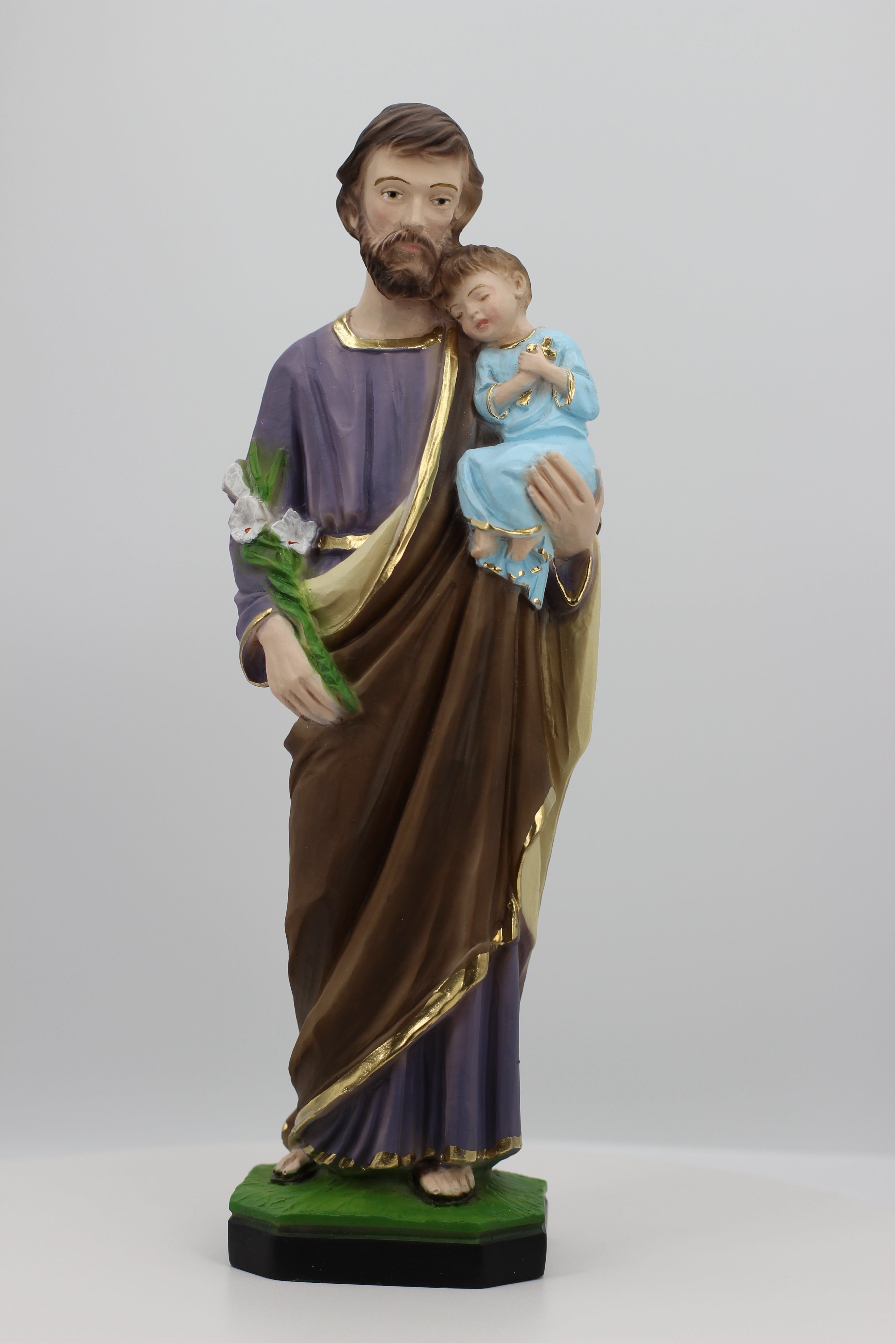 The Faith Gift Shop Saint Joseph Statue - Hand Painted in Italy - Our Tuscany Collection - San Jose