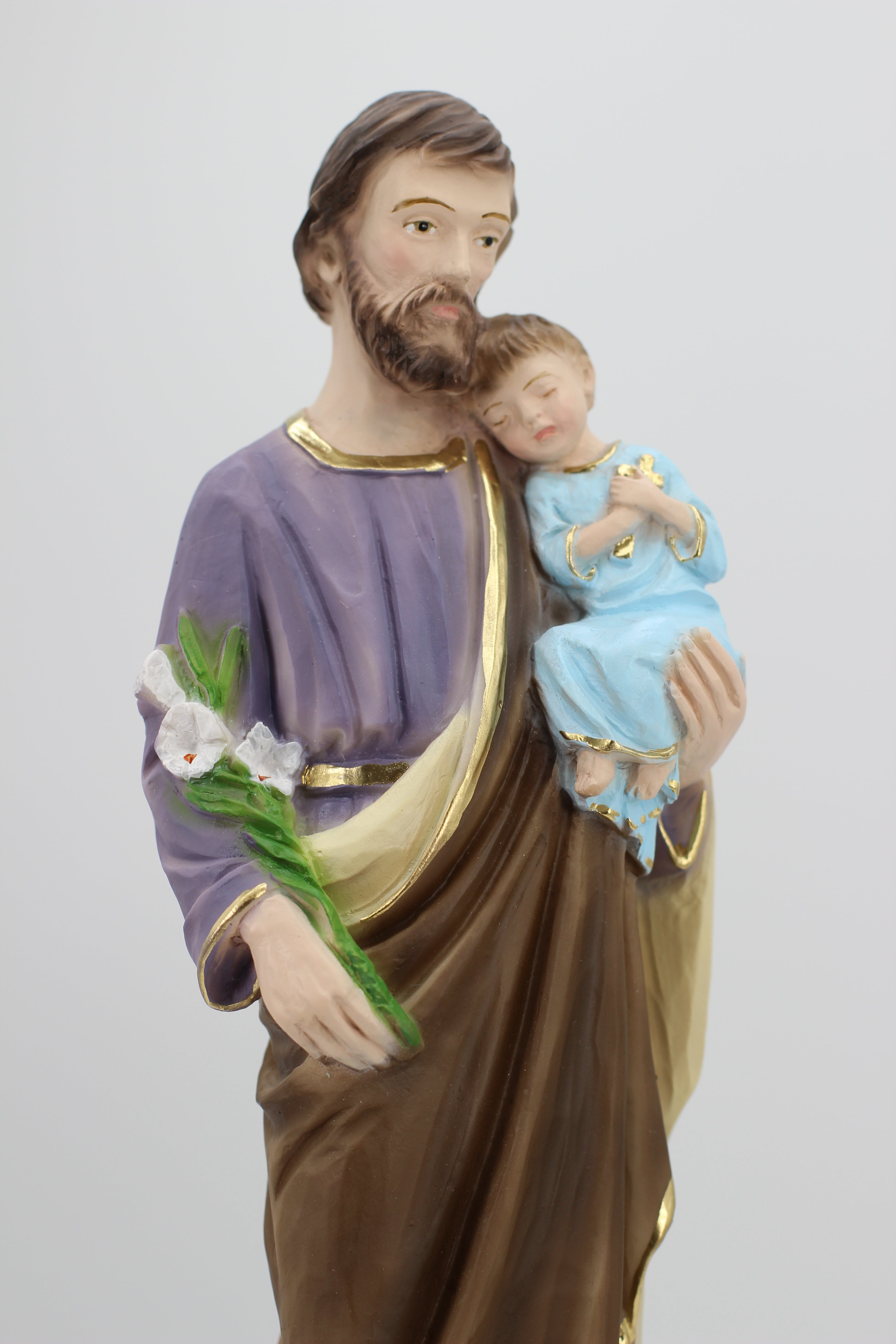 The Faith Gift Shop Saint Joseph Statue - Hand Painted in Italy - Our Tuscany Collection - San Jose