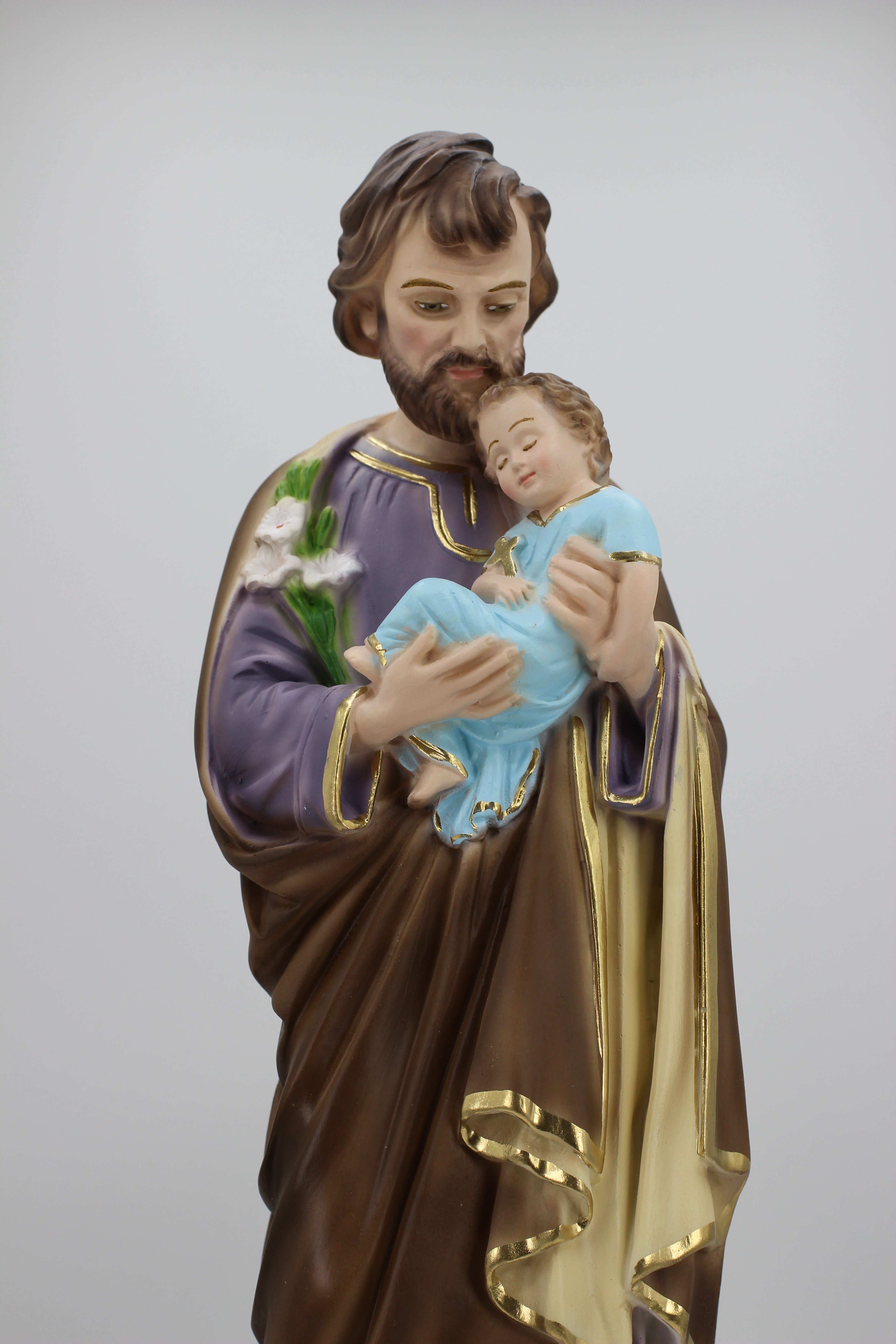 The Faith Gift Shop Saint Joseph Statue - Hand Painted in Italy - Our Tuscany Collection - San Jose