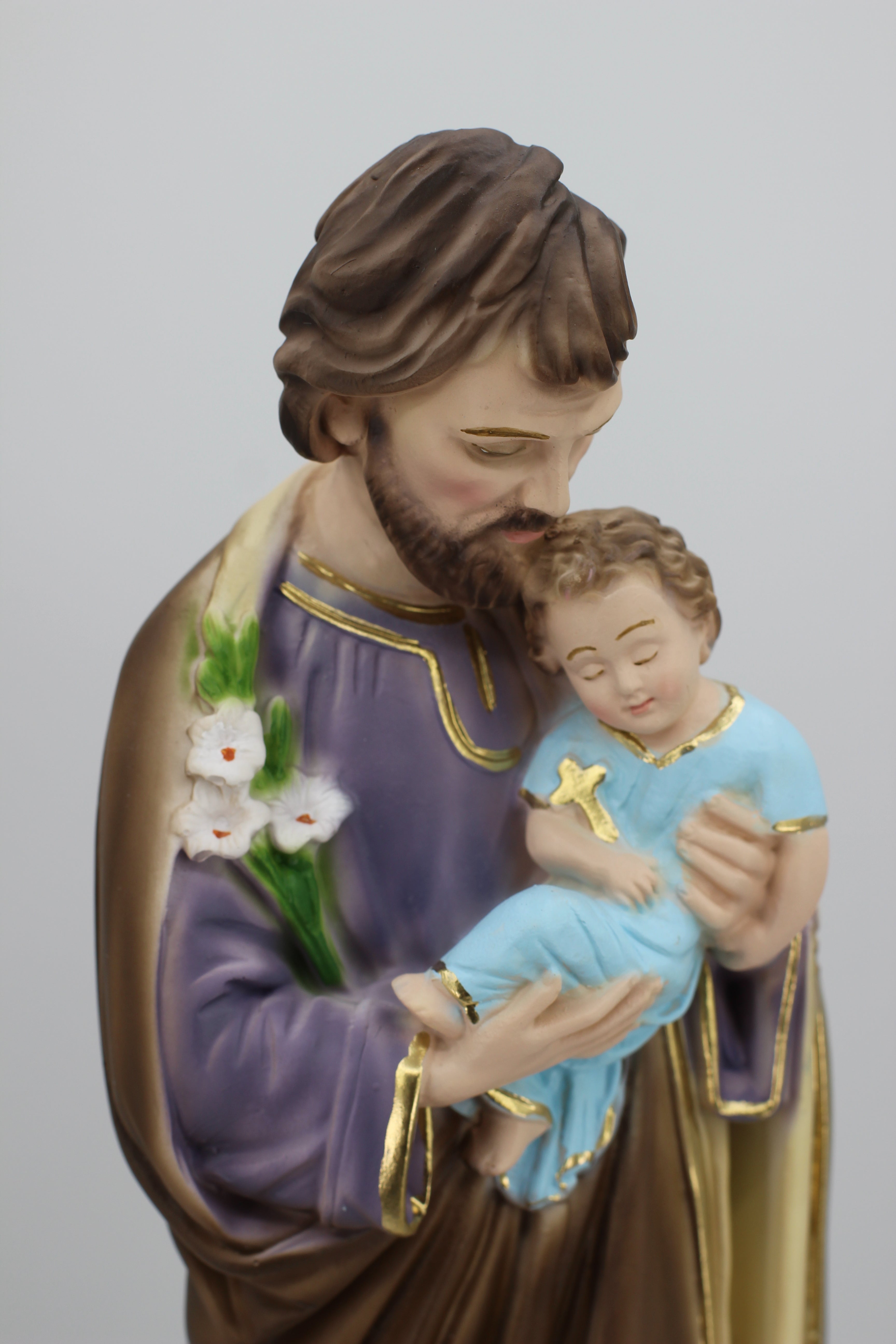 The Faith Gift Shop Saint Joseph Statue - Hand Painted in Italy - Our Tuscany Collection - San Jose