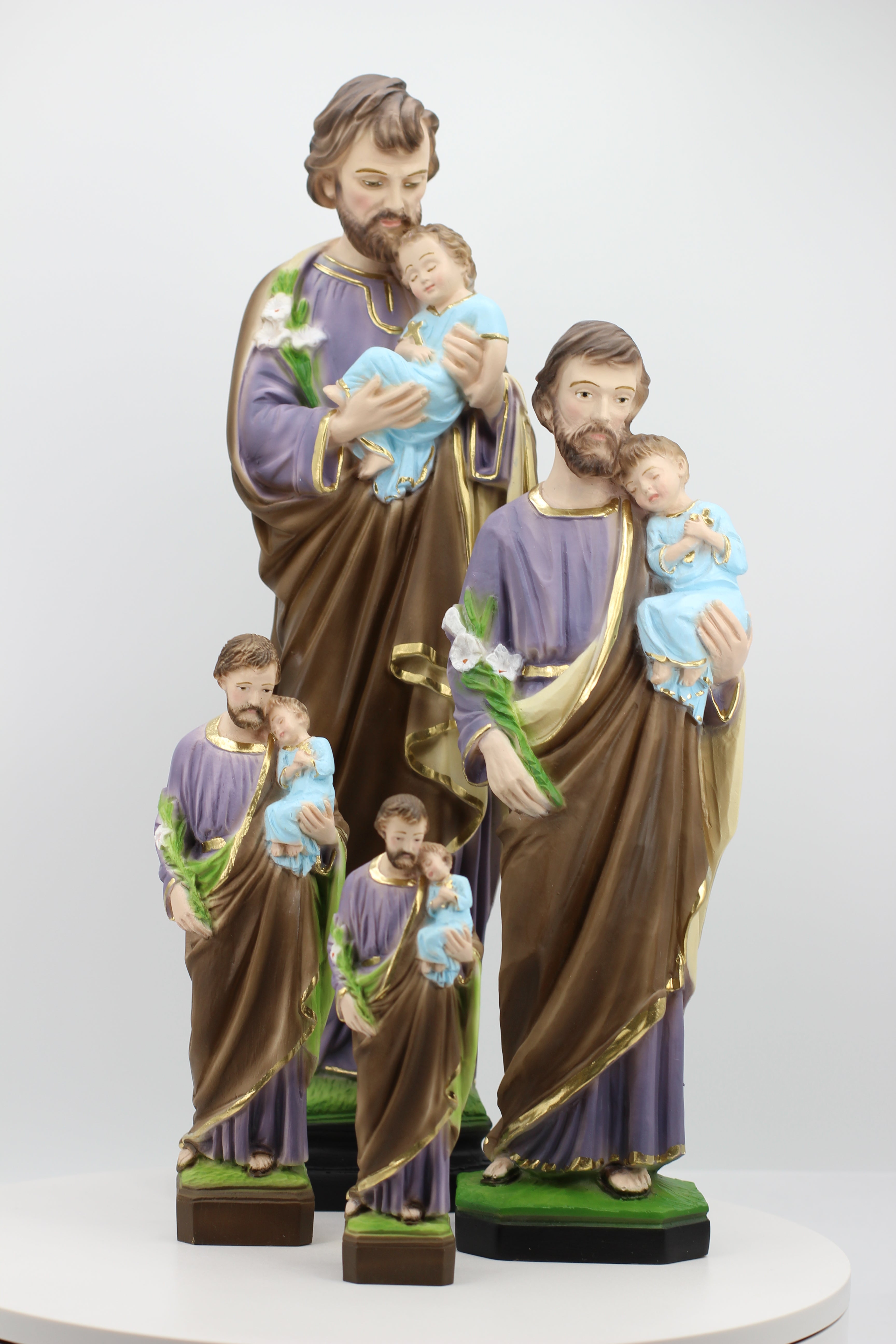 The Faith Gift Shop Saint Joseph Statue - Hand Painted in Italy - Our Tuscany Collection - San Jose