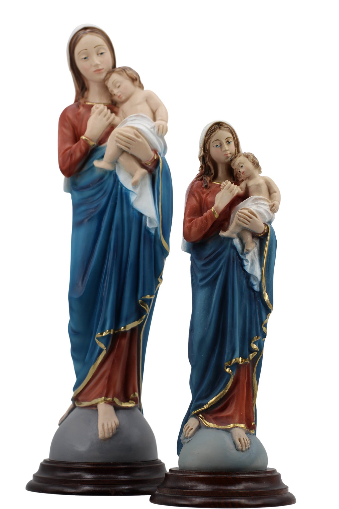 Virgin Mary and Child Jesus Over the World by The Faith Gift Collection