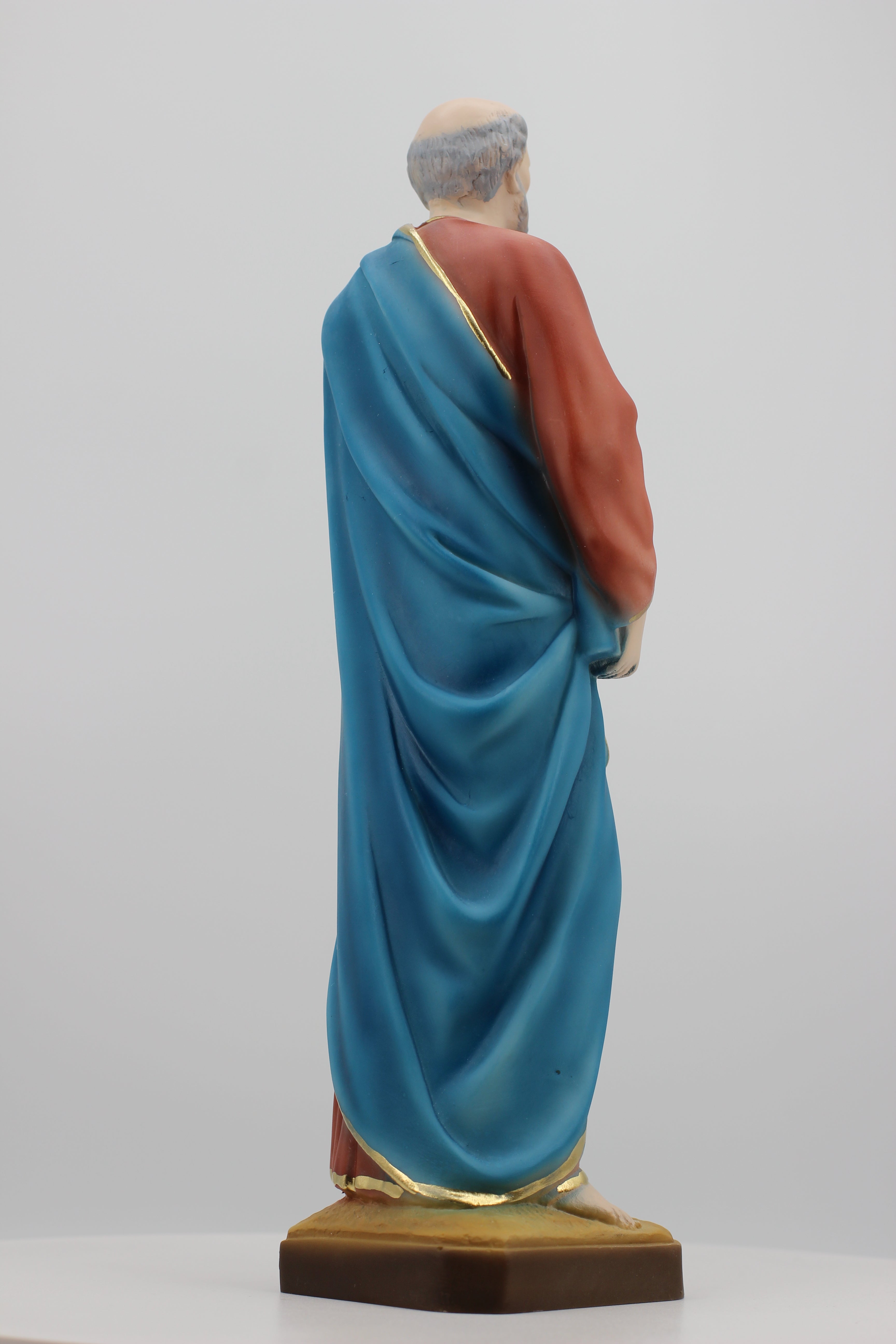 The Faith Gift  Shop Saint Peter  statue - Hand Painted in Italy - Our Tuscany Collection -Estatua de San Pedro