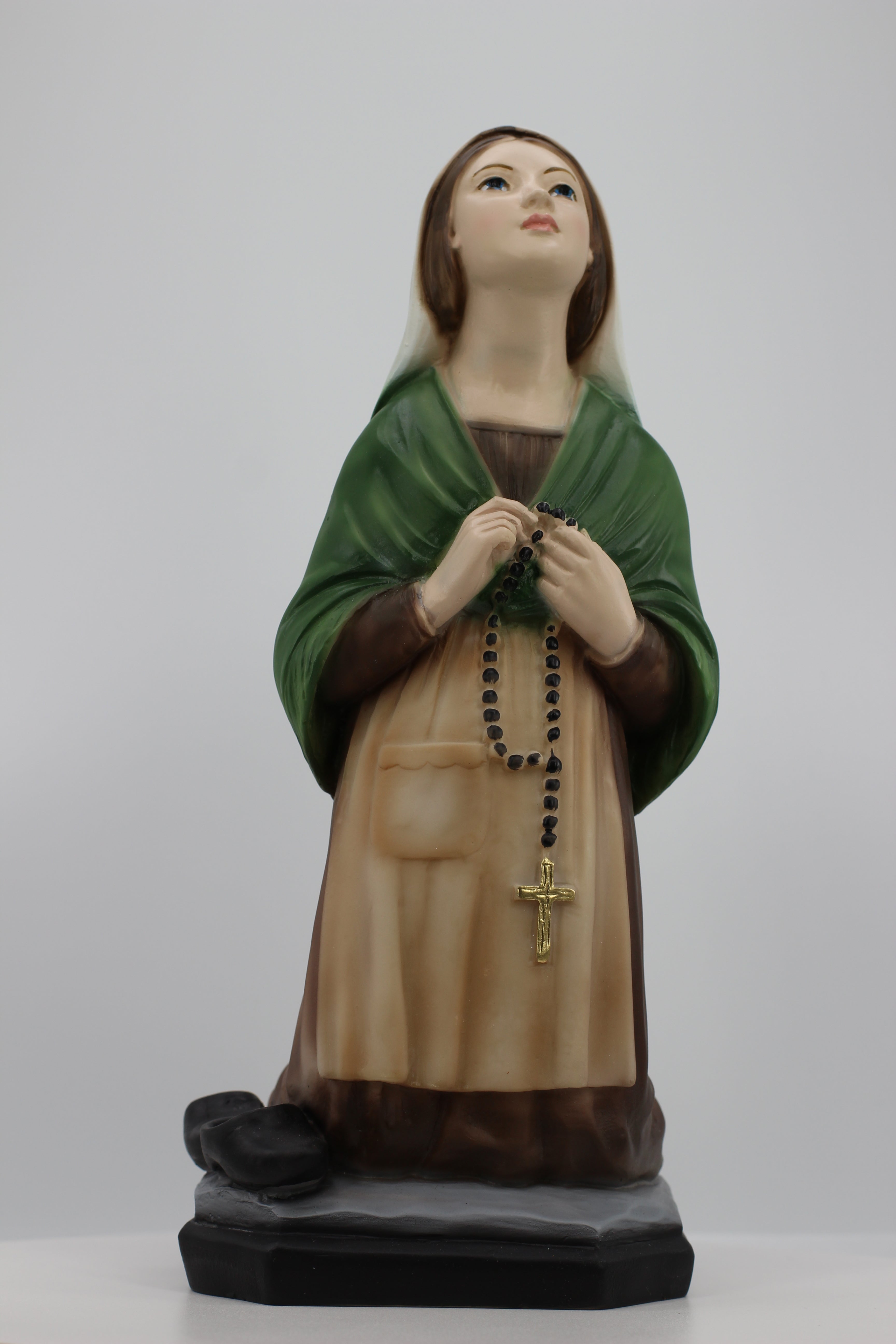 The Faith Gift Saint Shop Bernadette of Lourdes statue - Hand Painted in Italy - Our Tuscany Collection -Estatua de Santa Bernardita