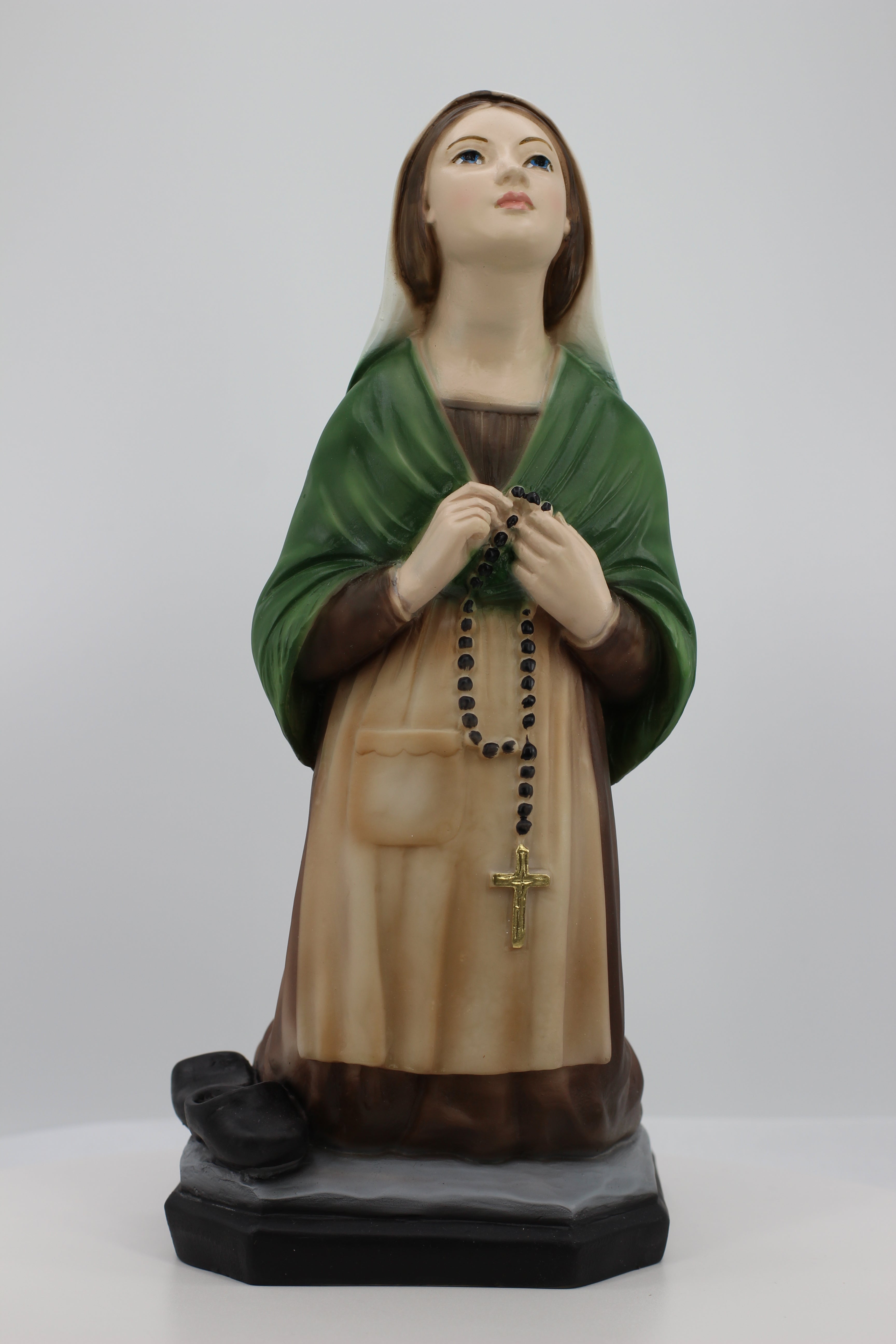 The Faith Gift Saint Shop Bernadette of Lourdes statue - Hand Painted in Italy - Our Tuscany Collection -Estatua de Santa Bernardita