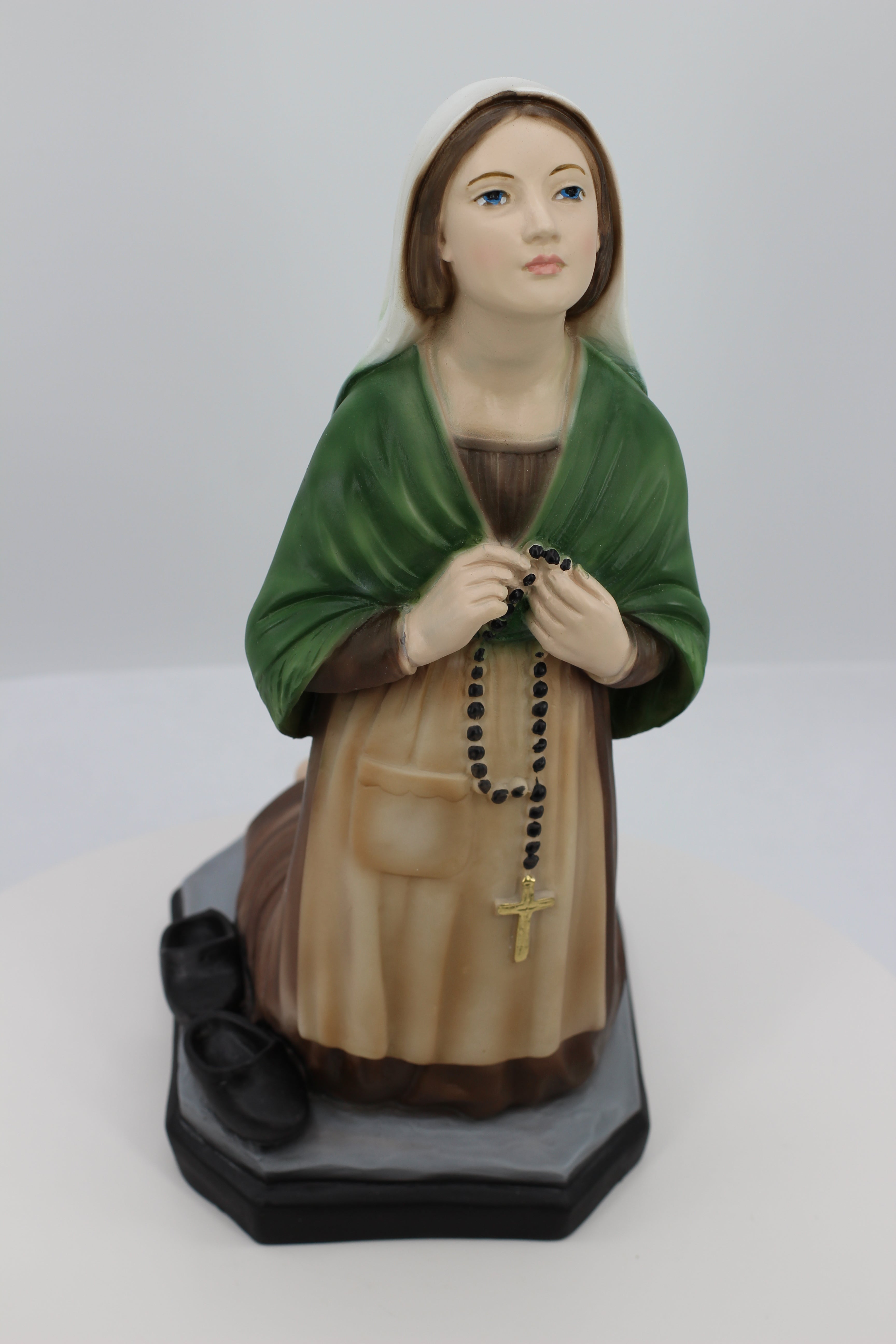 The Faith Gift Saint Shop Bernadette of Lourdes statue - Hand Painted in Italy - Our Tuscany Collection -Estatua de Santa Bernardita