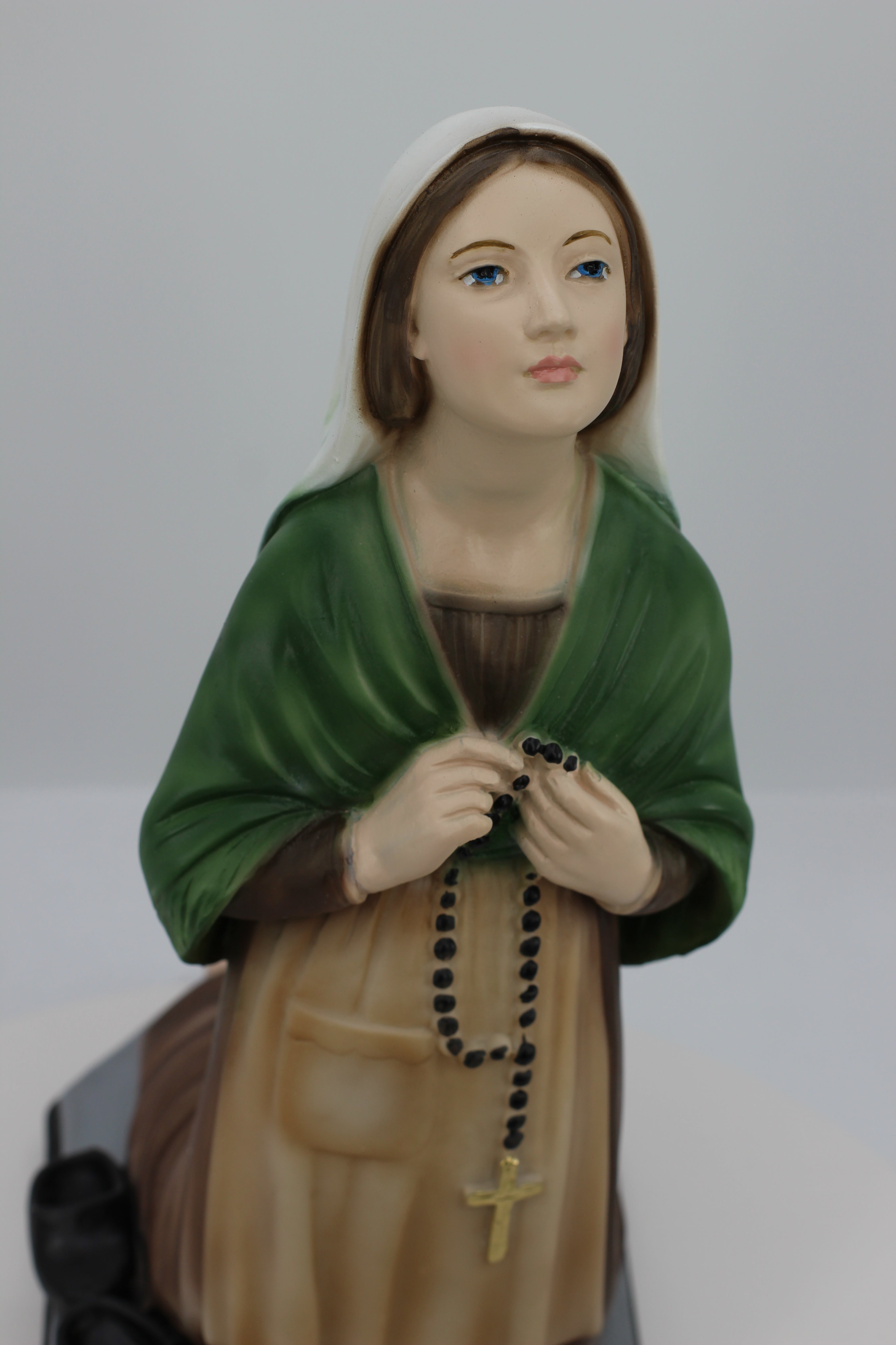 The Faith Gift Saint Shop Bernadette of Lourdes statue - Hand Painted in Italy - Our Tuscany Collection -Estatua de Santa Bernardita