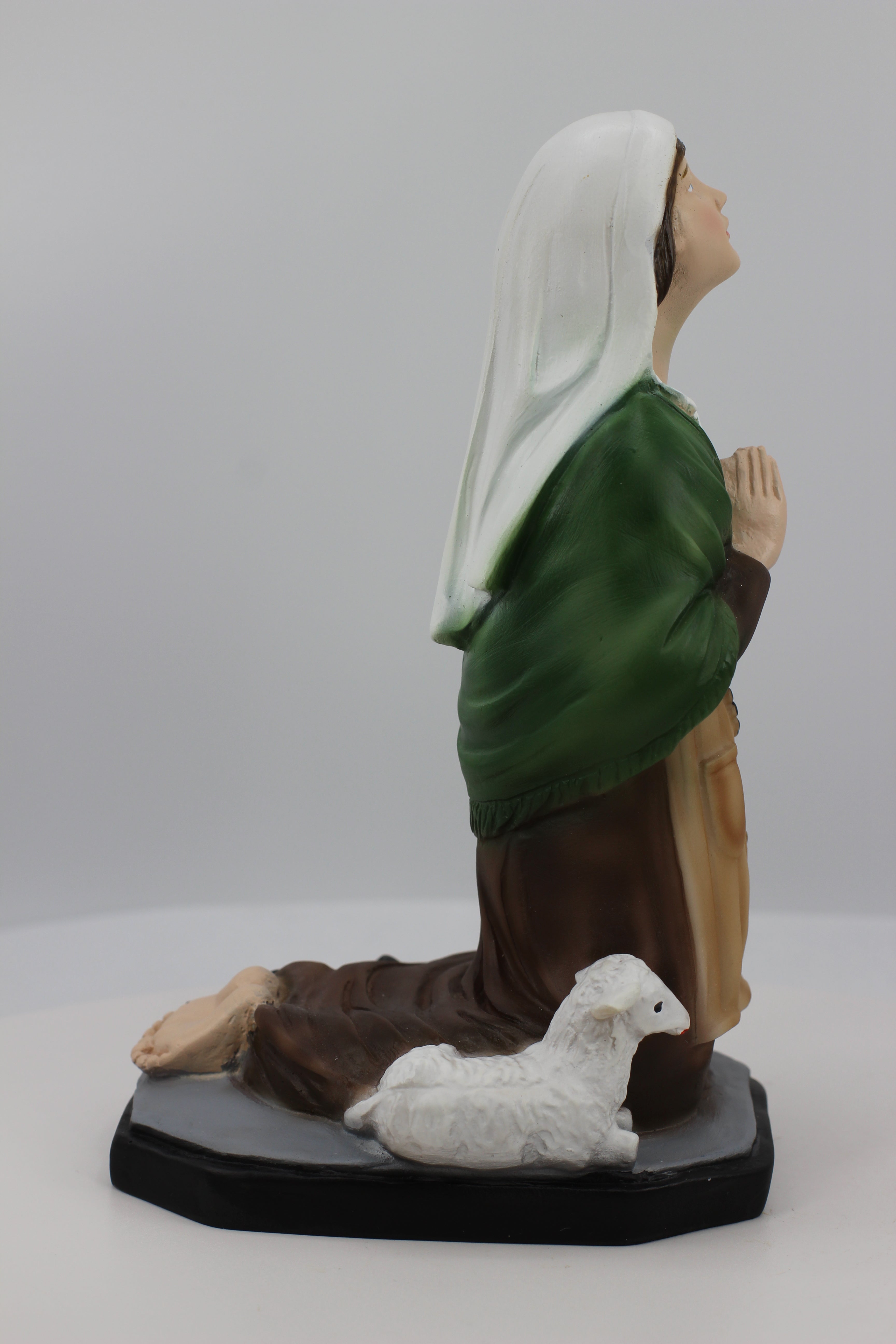 The Faith Gift Saint Shop Bernadette of Lourdes statue - Hand Painted in Italy - Our Tuscany Collection -Estatua de Santa Bernardita