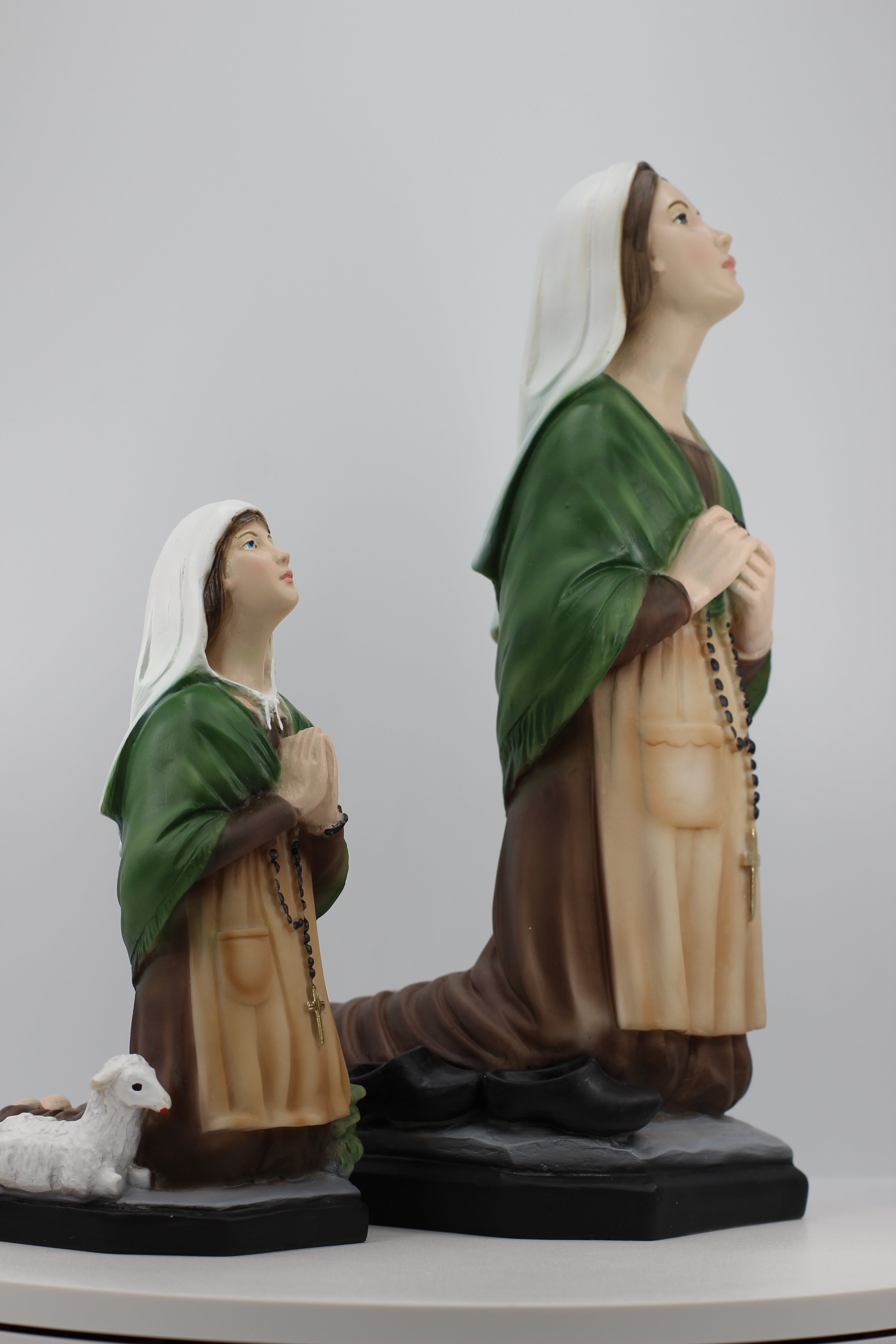 The Faith Gift Saint Shop Bernadette of Lourdes statue - Hand Painted in Italy - Our Tuscany Collection -Estatua de Santa Bernardita