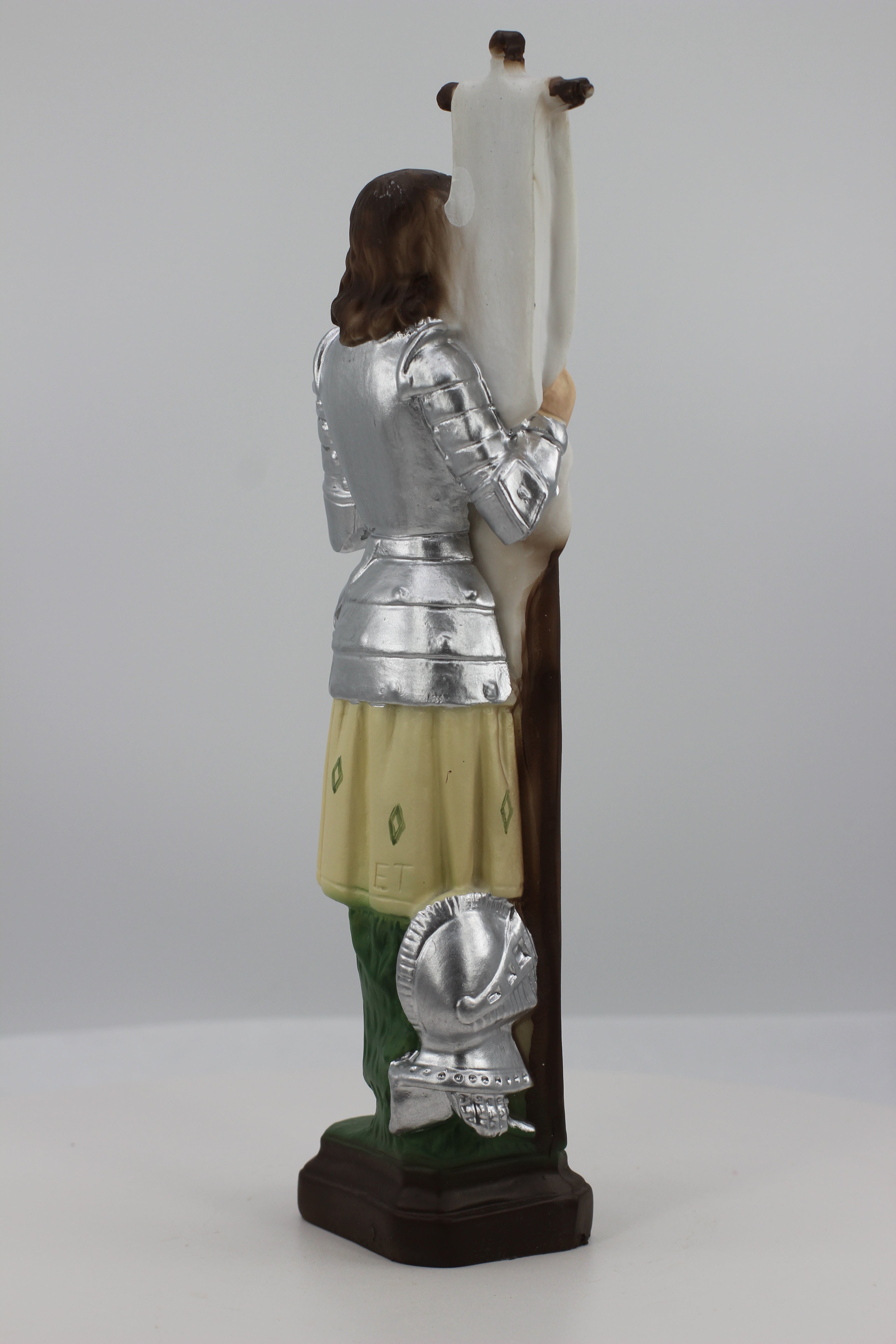 The Faith Gift Shop Saint Joan the Arc statue - Hand Painted in Italy - Our Tuscany Collection - Estatua de Santa Juana de Arco