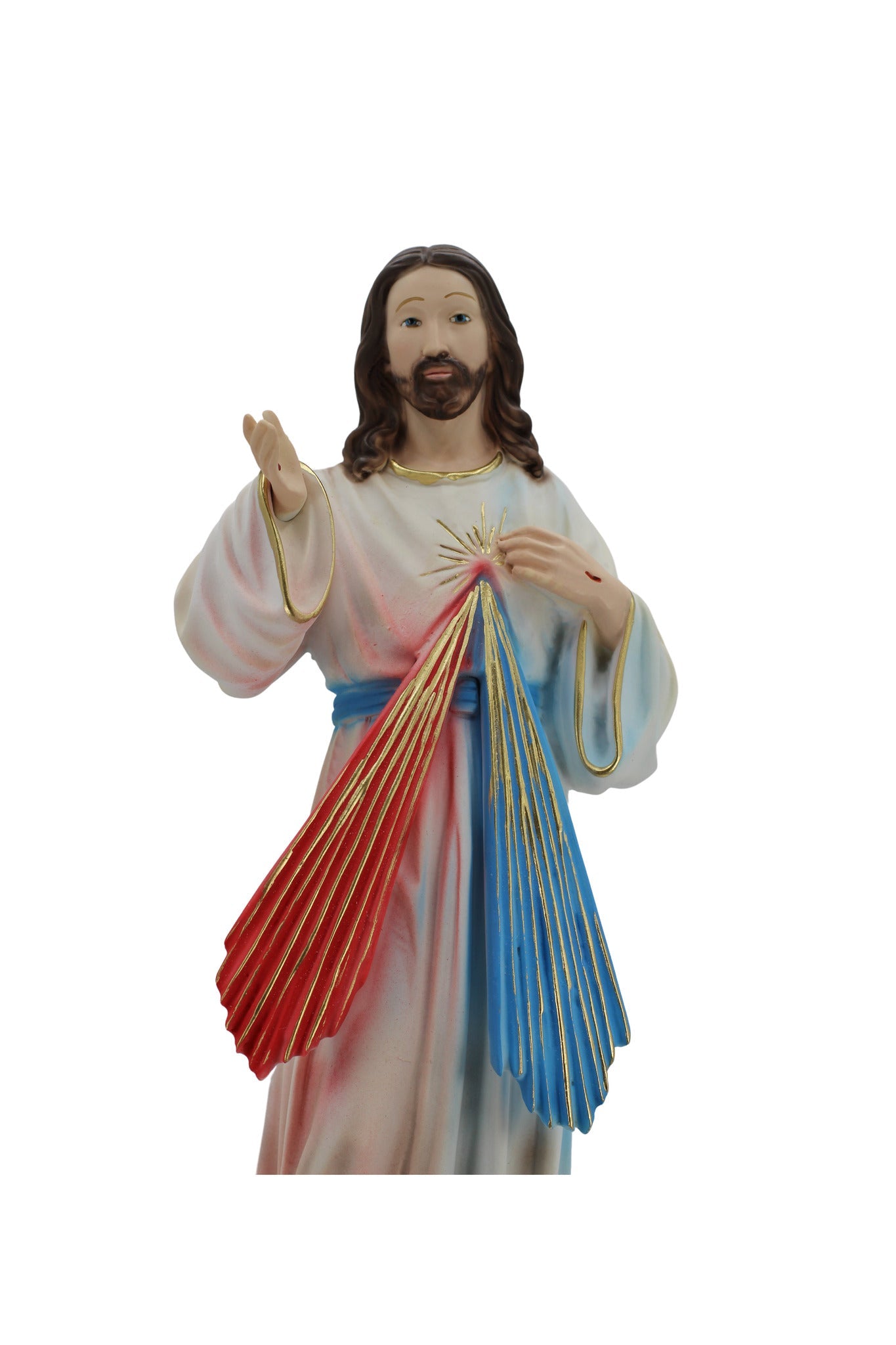 The Faith Gift Shop Divine Mercy statue- Hand Painted in Italy - Our Tuscany Collection- Imagen de la Divina Misericordia